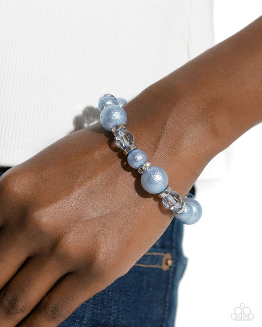 Pearl Protagonist - blue - Paparazzi bracelet