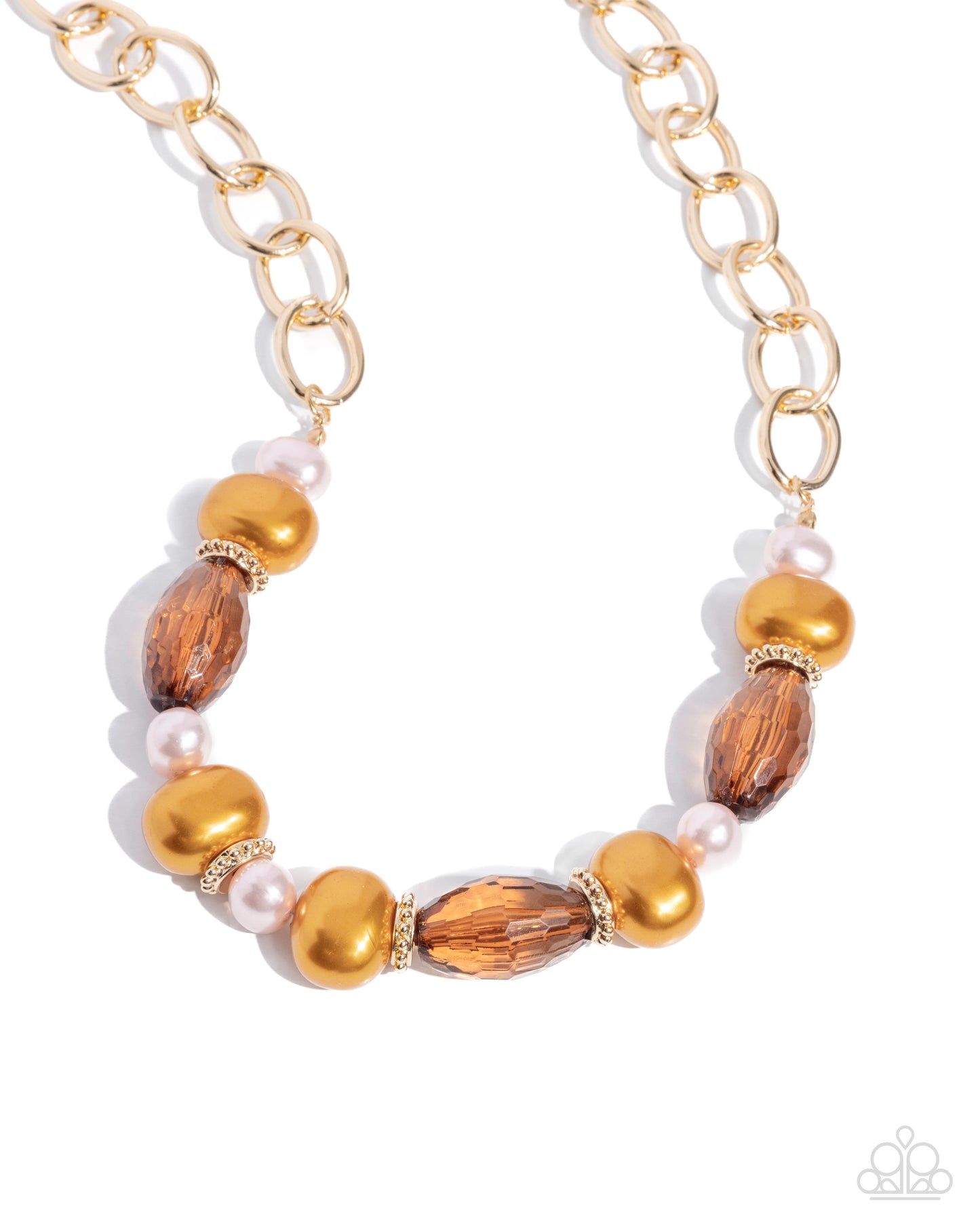 Pearly Patron - brown - Paparazzi necklace