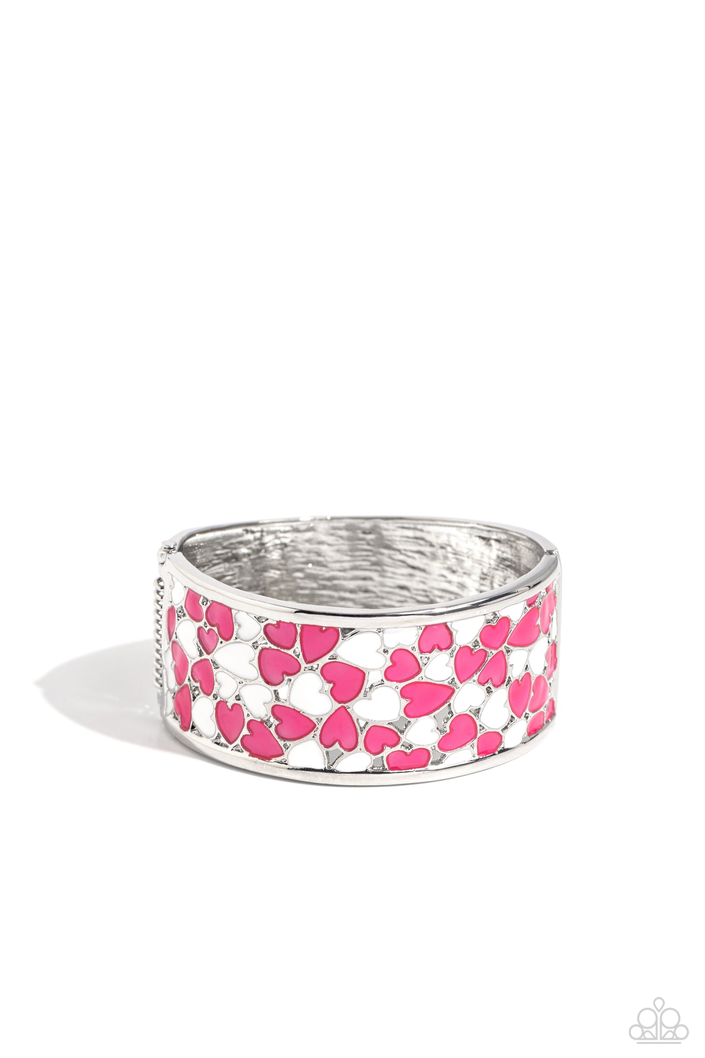 Penchant for Patterns - pink - Paparazzi bracelet