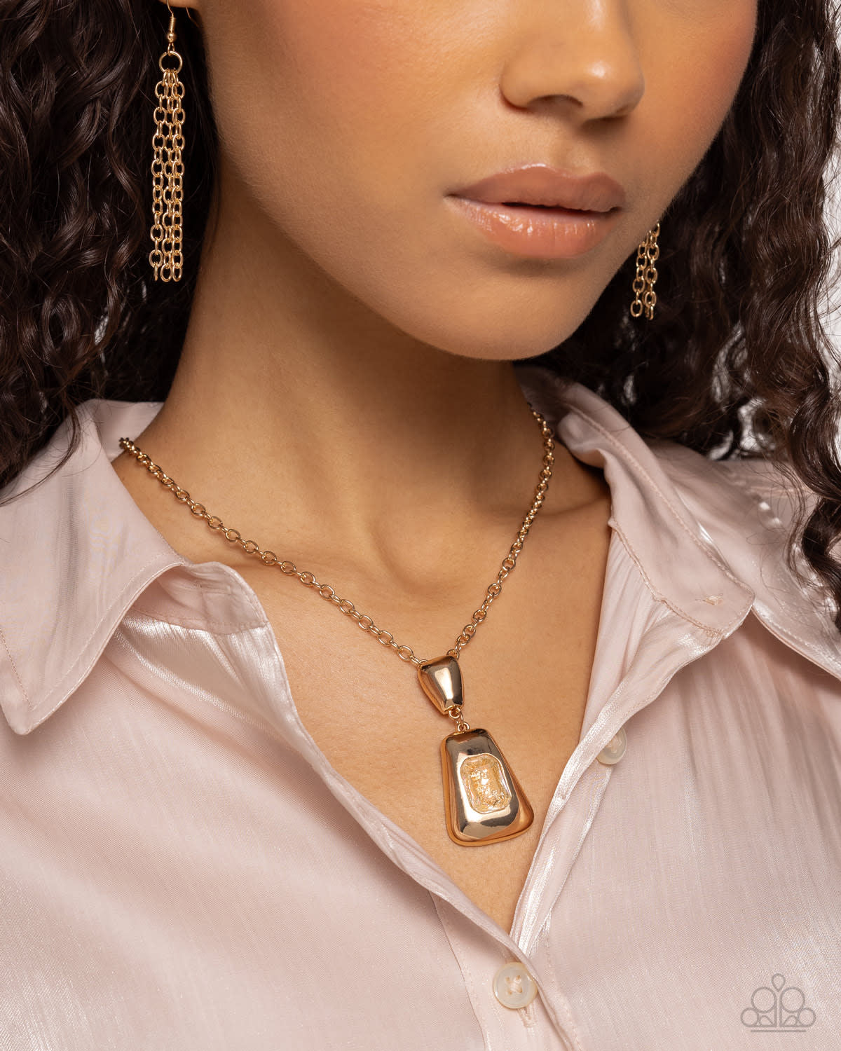 Pendant Promise - orange - Paparazzi necklace