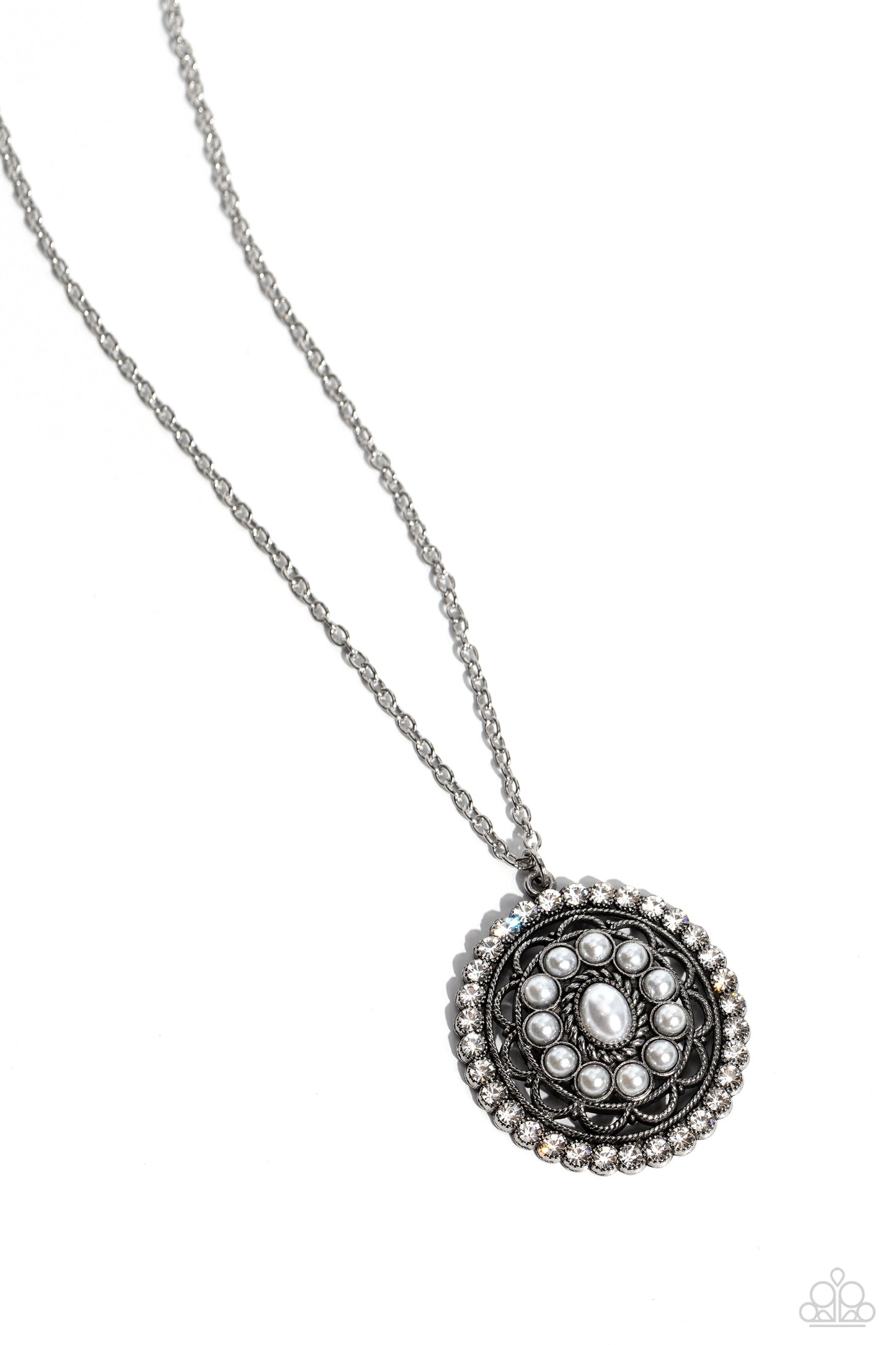 Perennial Pinnacle - white - Paparazzi necklace