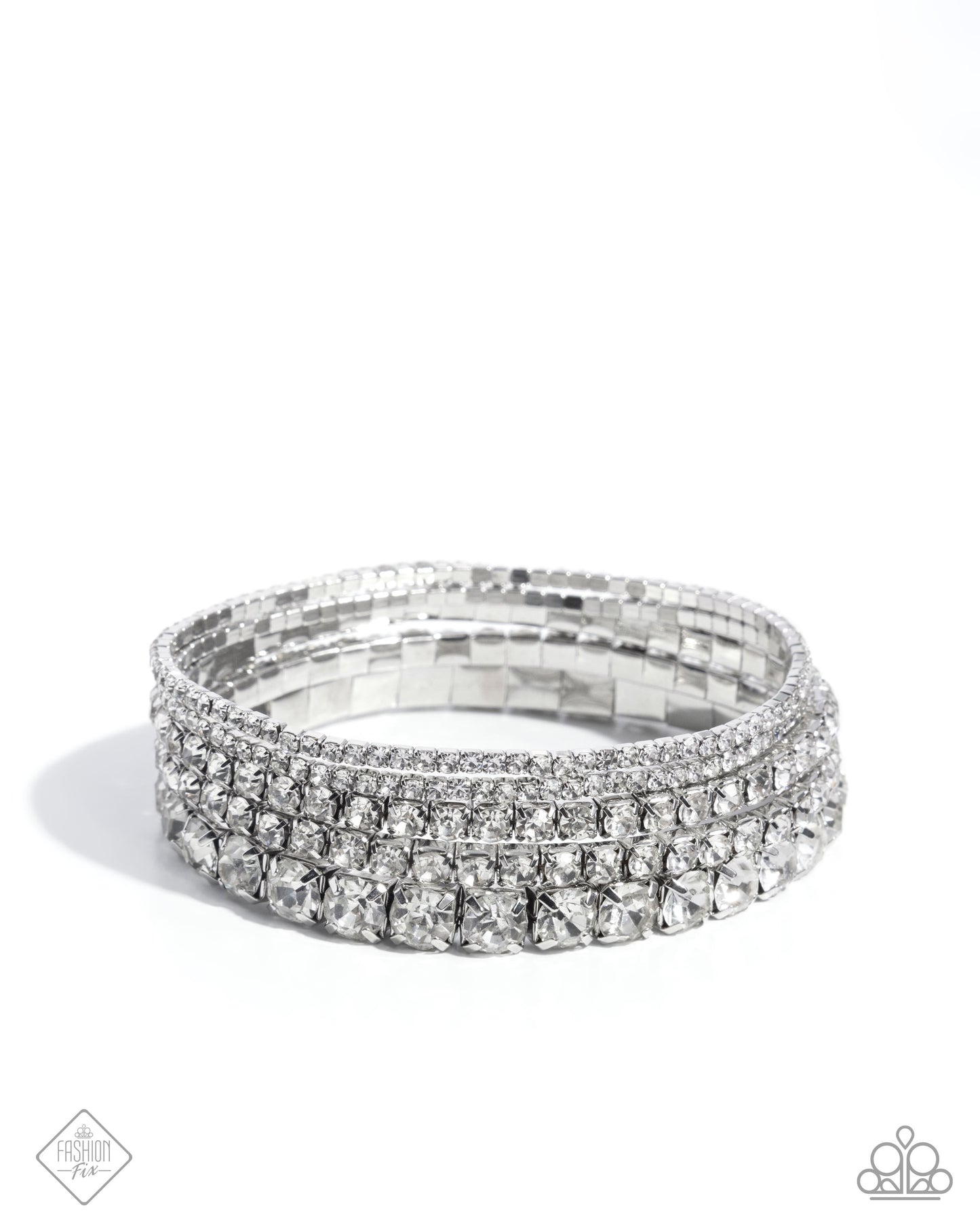 Persistent Pizzazz - white - Paparazzi bracelet