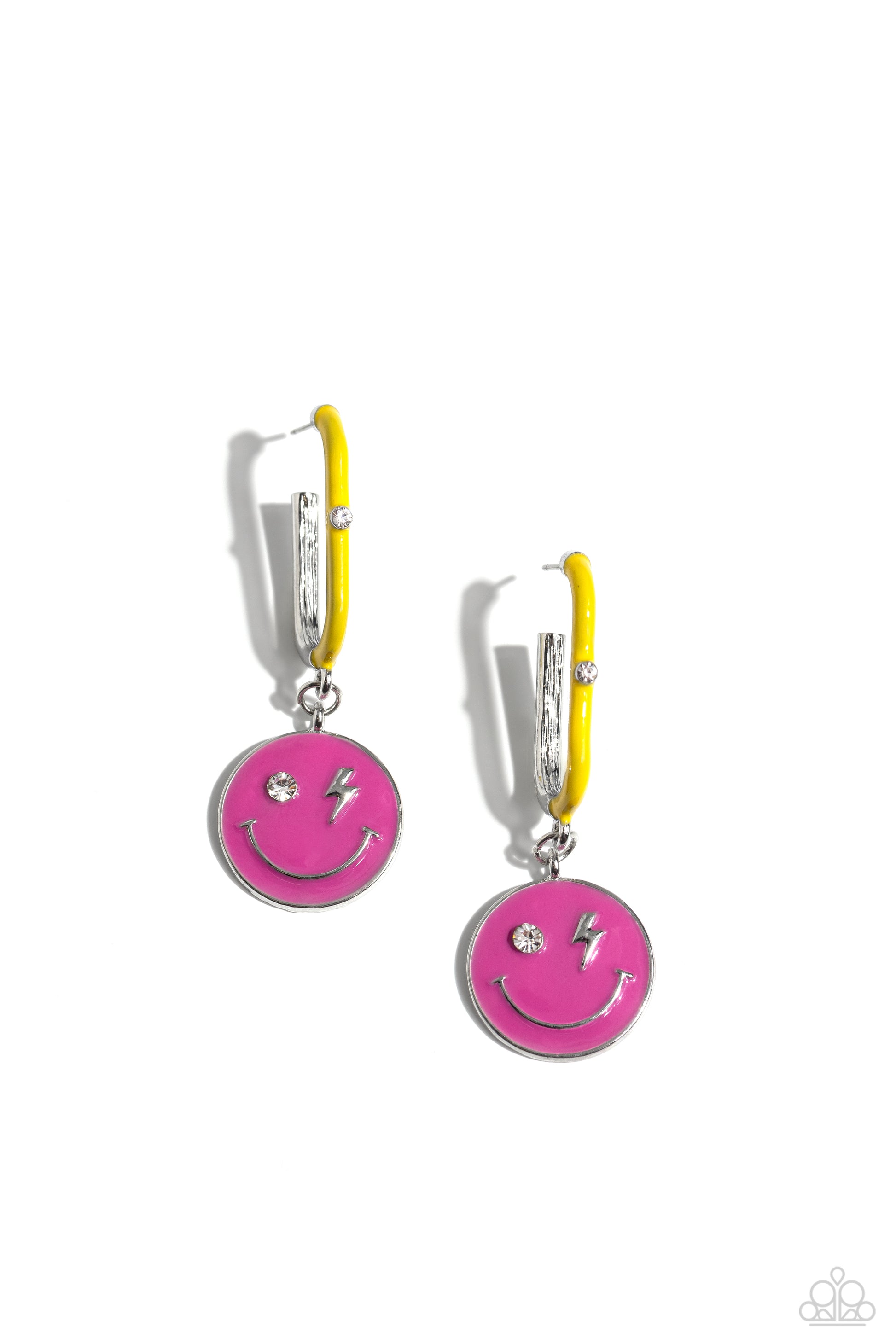 Personable Pizzazz - pink - Paparazzi earrings