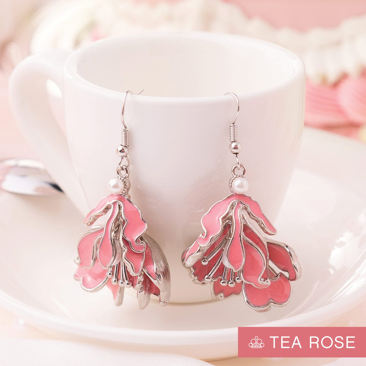 Petaled Plan - pink - Paparazzi earrings