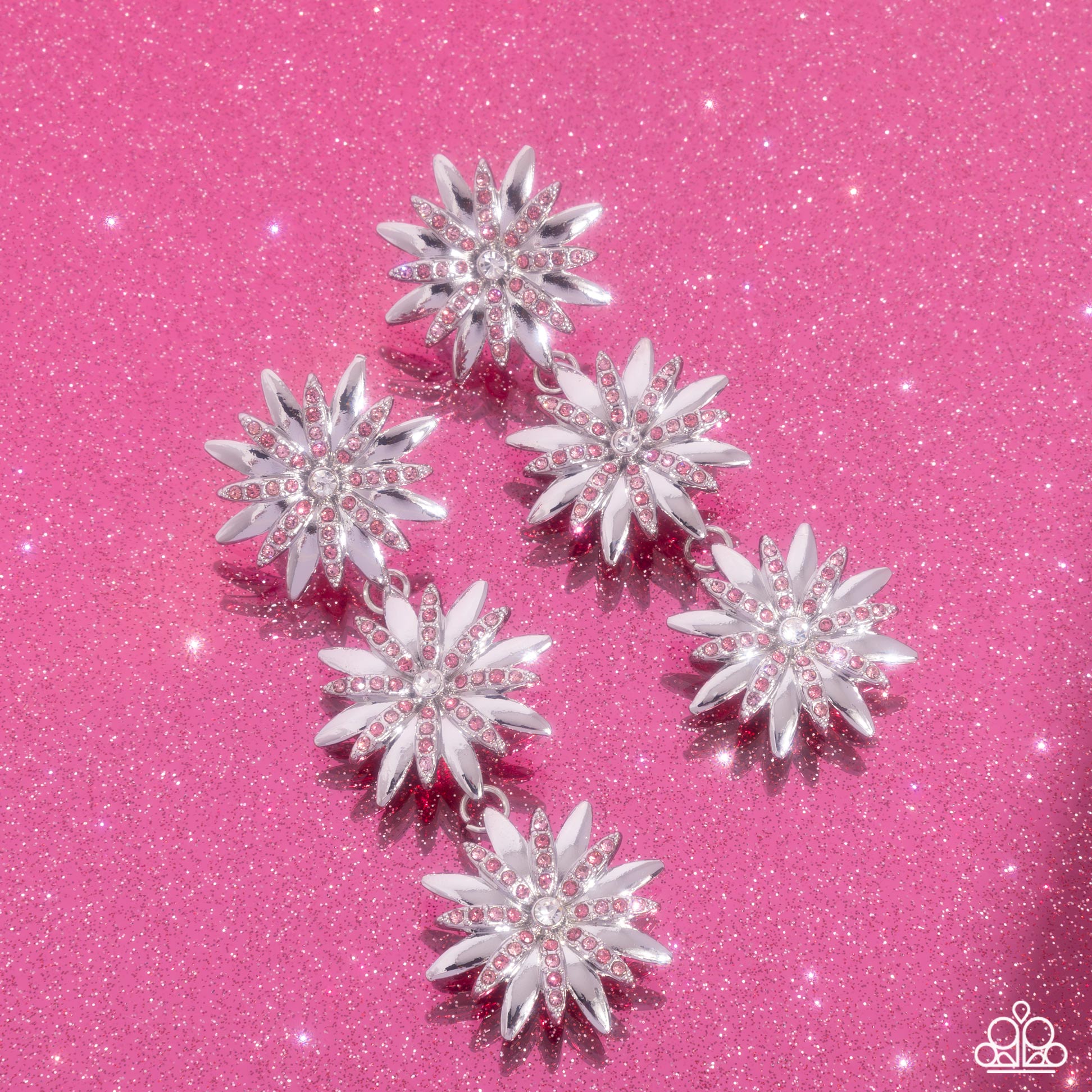 Petaled Princess - pink - Paparazzi earrings