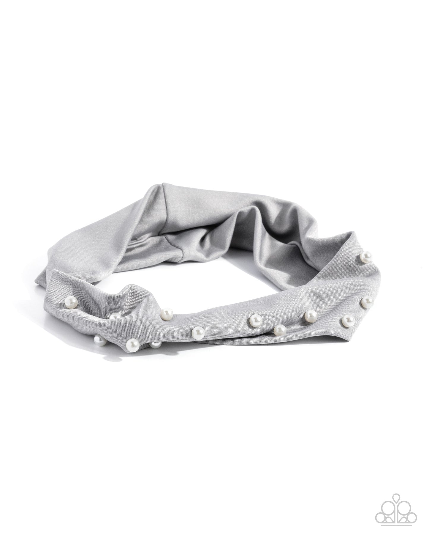 Placid Pearls - silver - Paparazzi headband