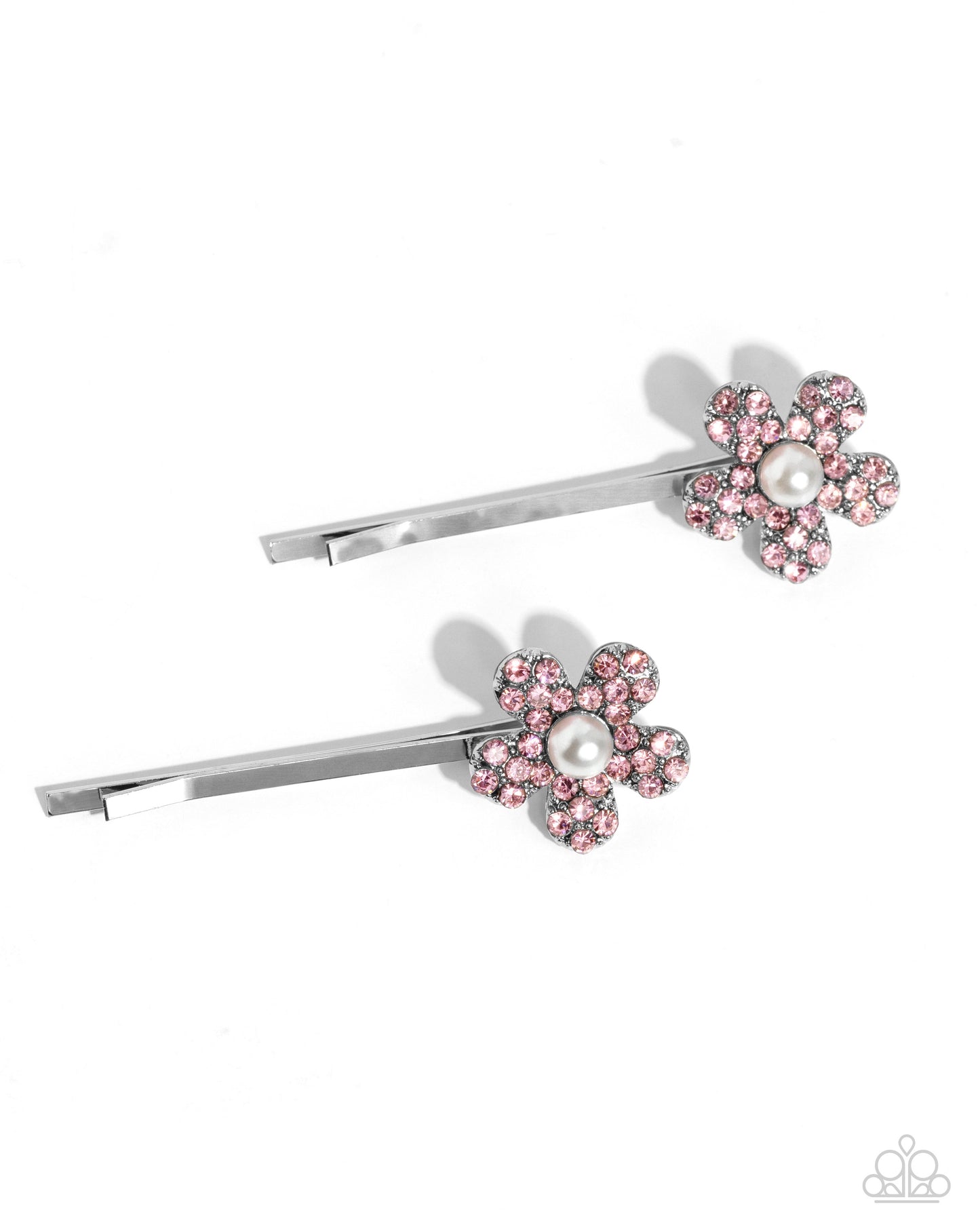 Playfully Perennial - pink - Paparazzi hair clip