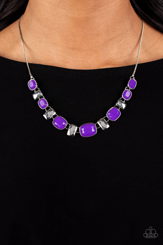 Polished Parade - purple - Paparazzi necklace