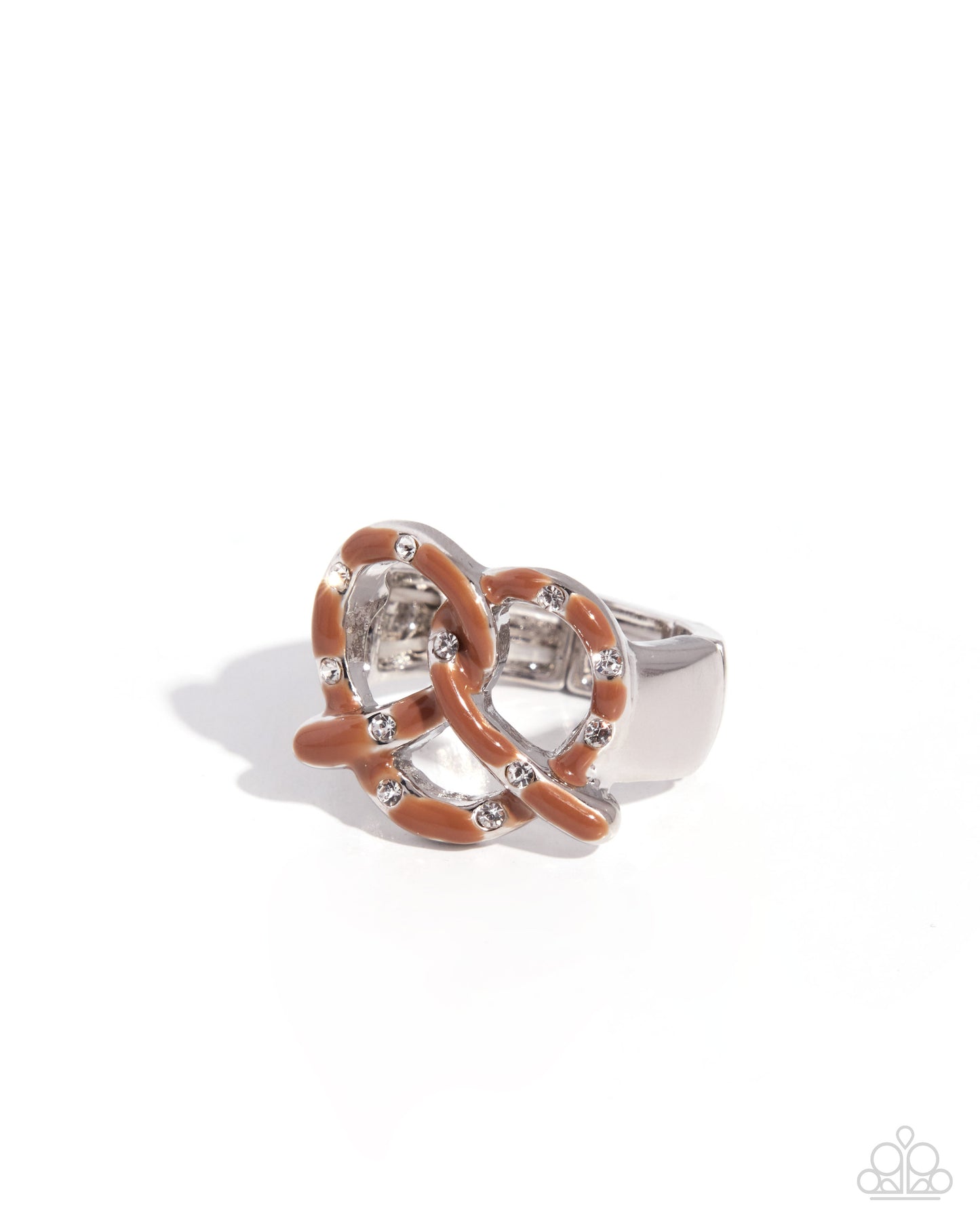 Polished Pretzel - brown - Paparazzi ring
