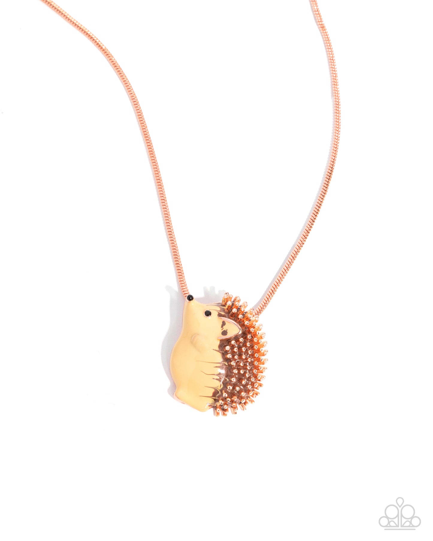 Porcupine Pizzazz - copper - Paparazzi necklace