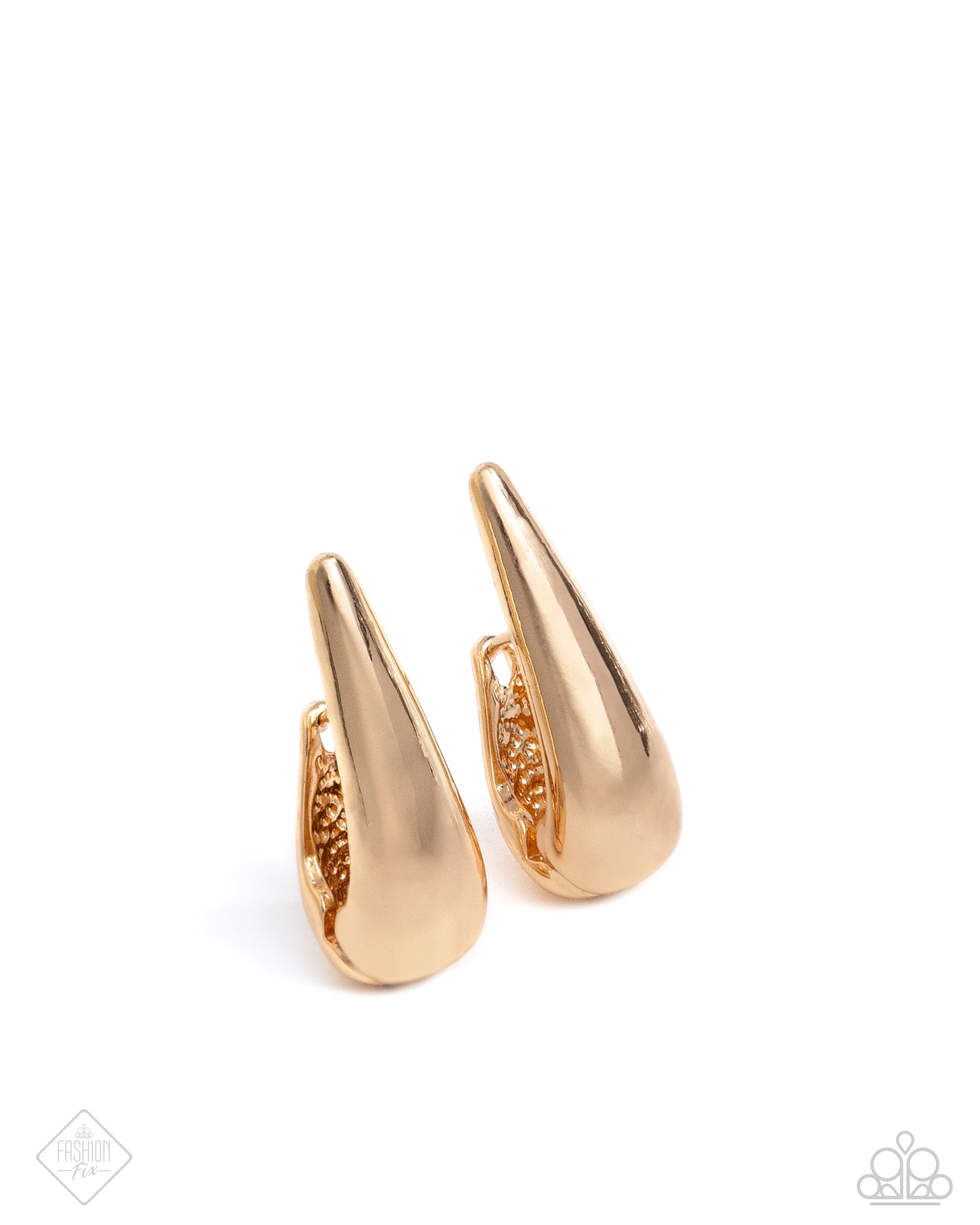 Positive Change - gold - Paparazzi earrings