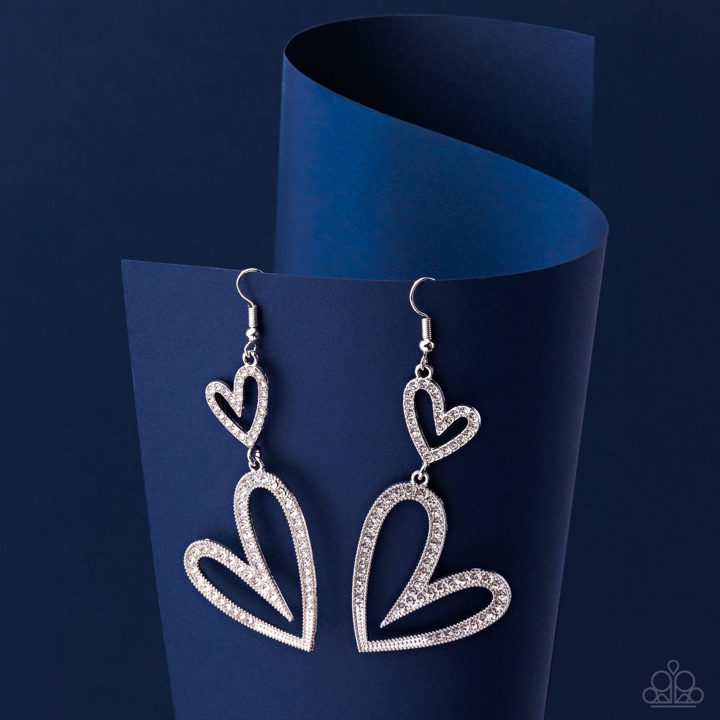 Power Couple - white - Paparazzi earrings