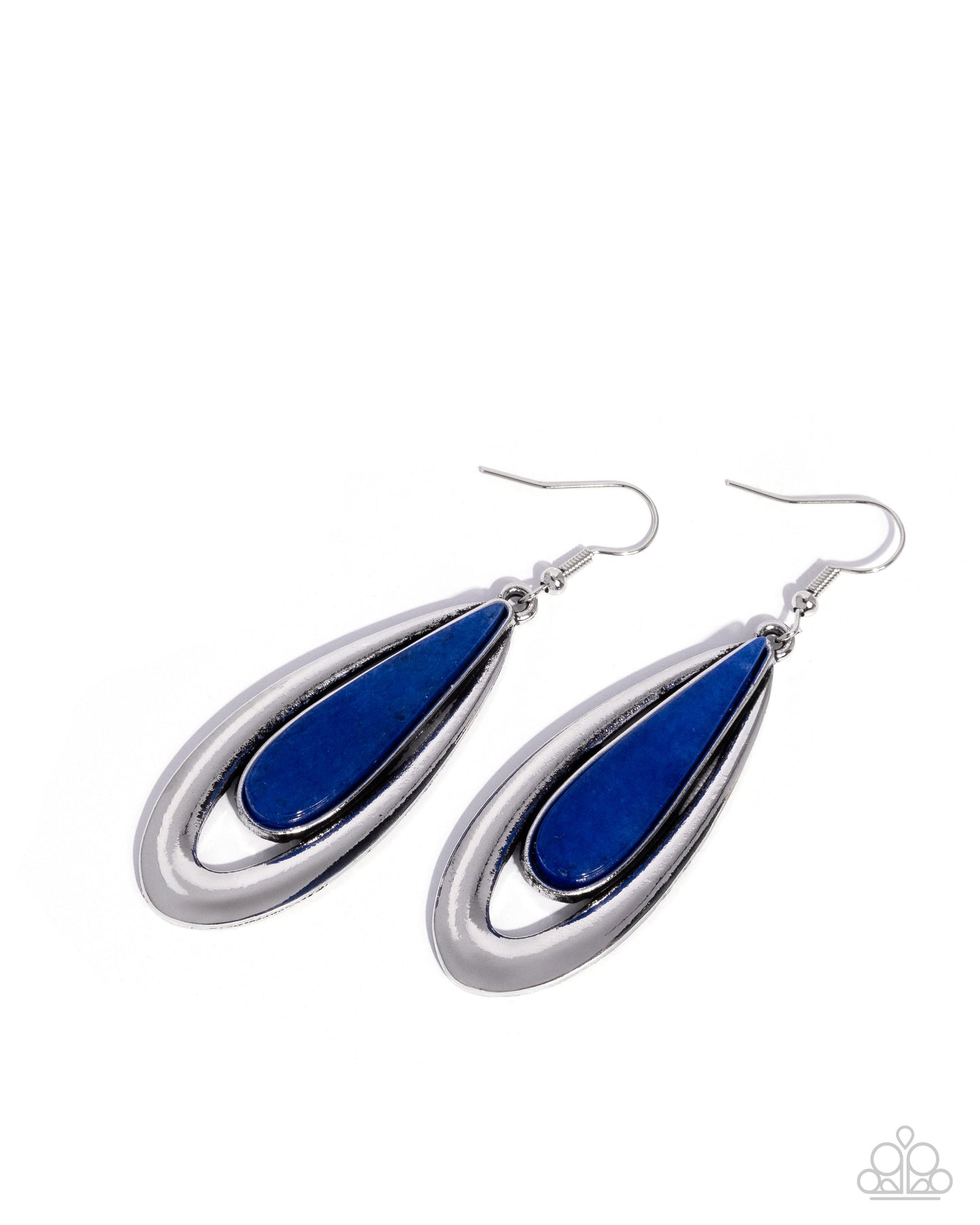 Practical Pairing - blue - Paparazzi earrings