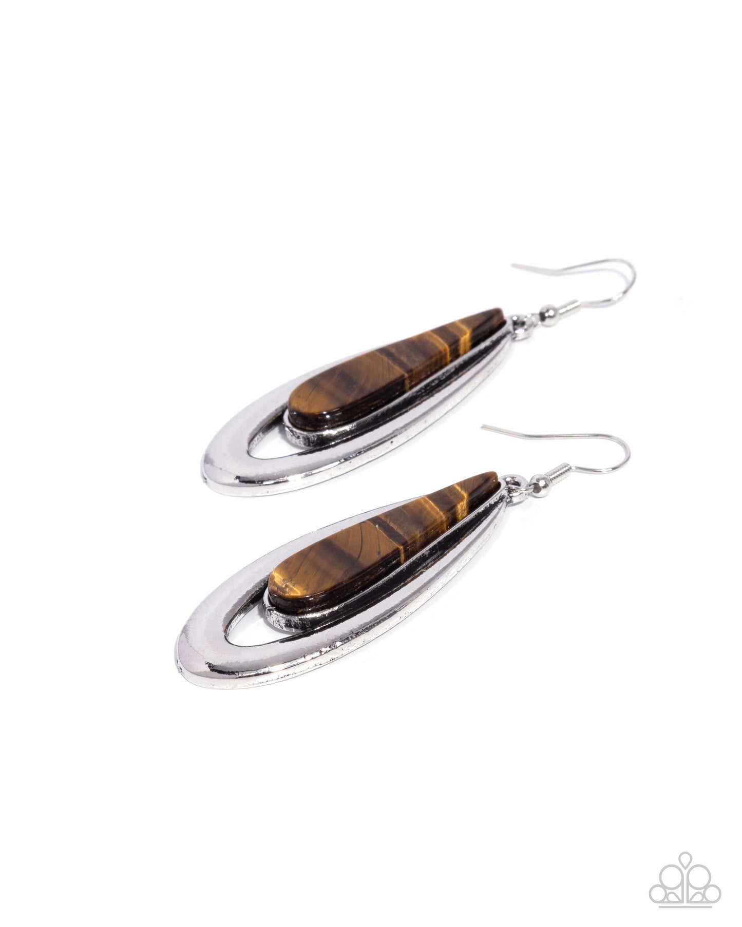 Practical Pairing - brown - Paparazzi earrings