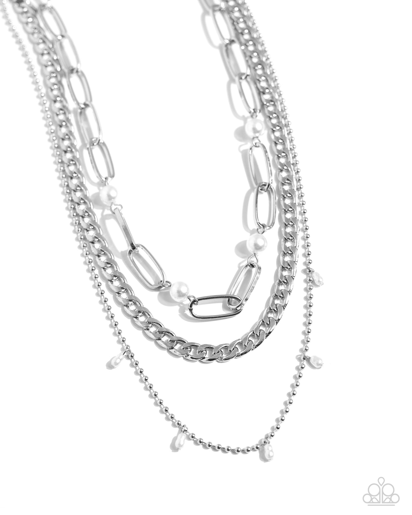 Presidential Passion - white - Paparazzi necklace