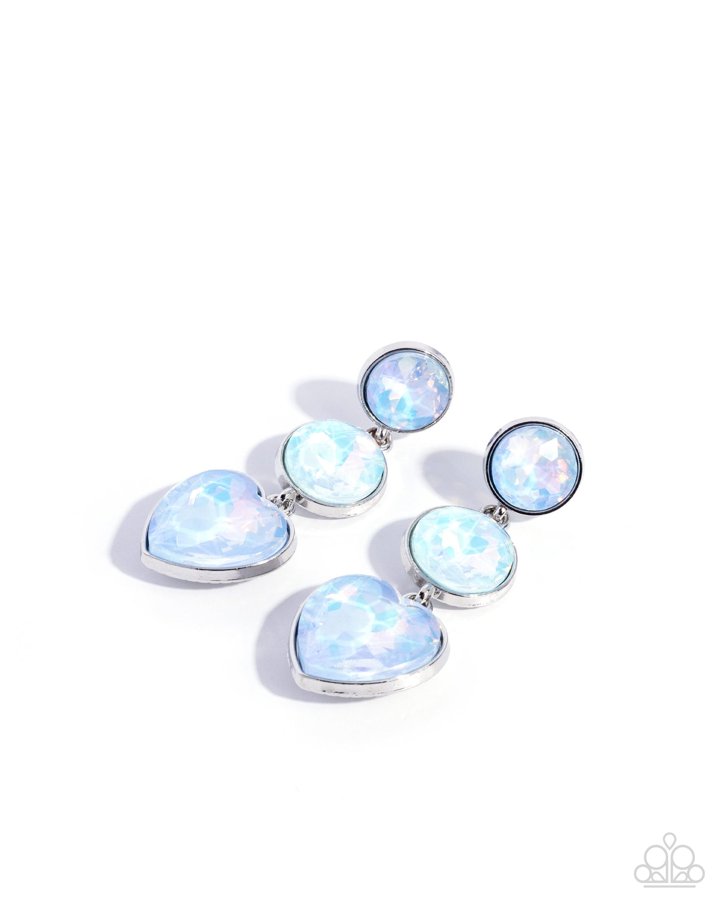 Pretty Poised - blue - Paparazzi earrings