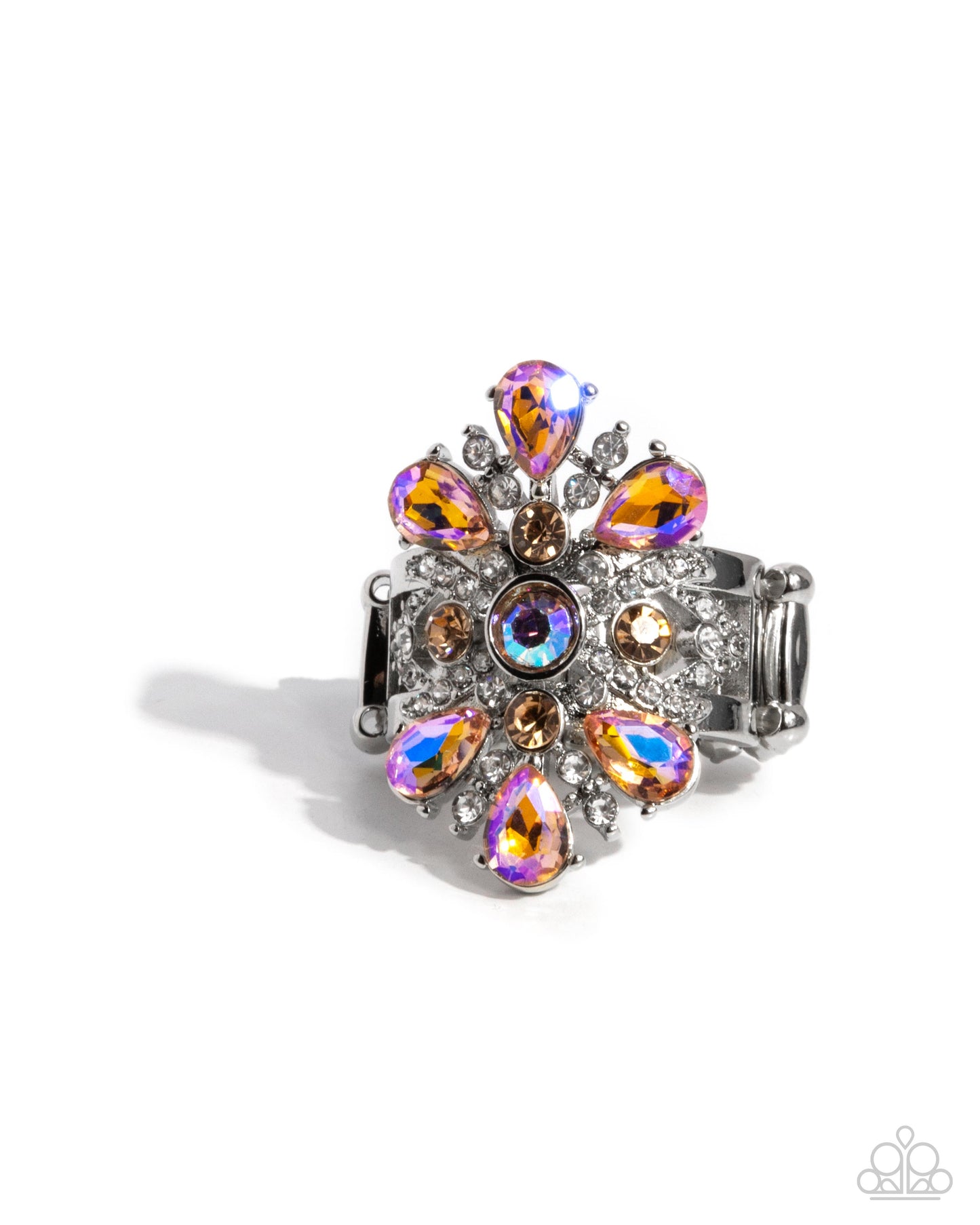 Pronged Panorama - orange - Paparazzi ring