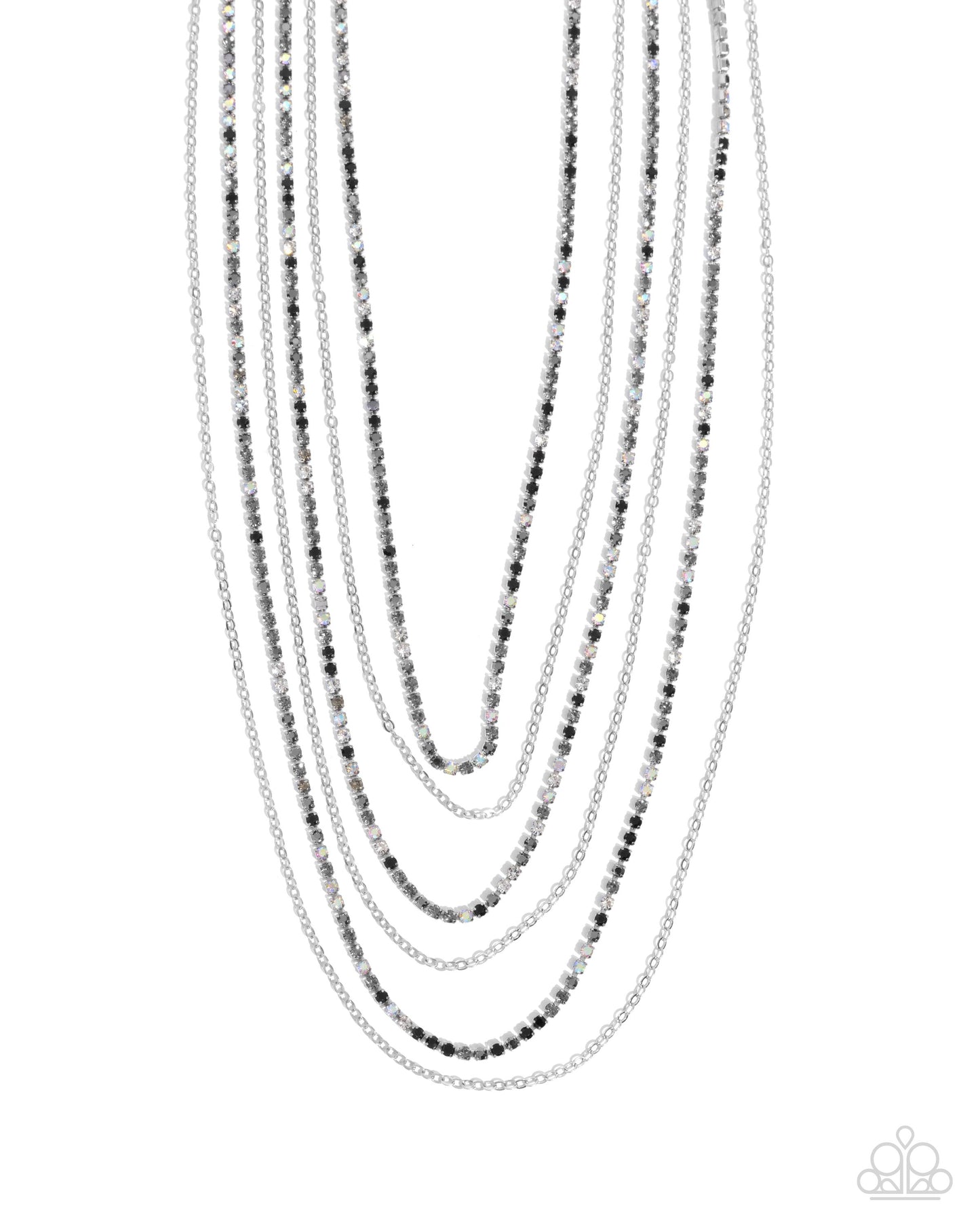 Pronged Purpose - black - Paparazzi necklace