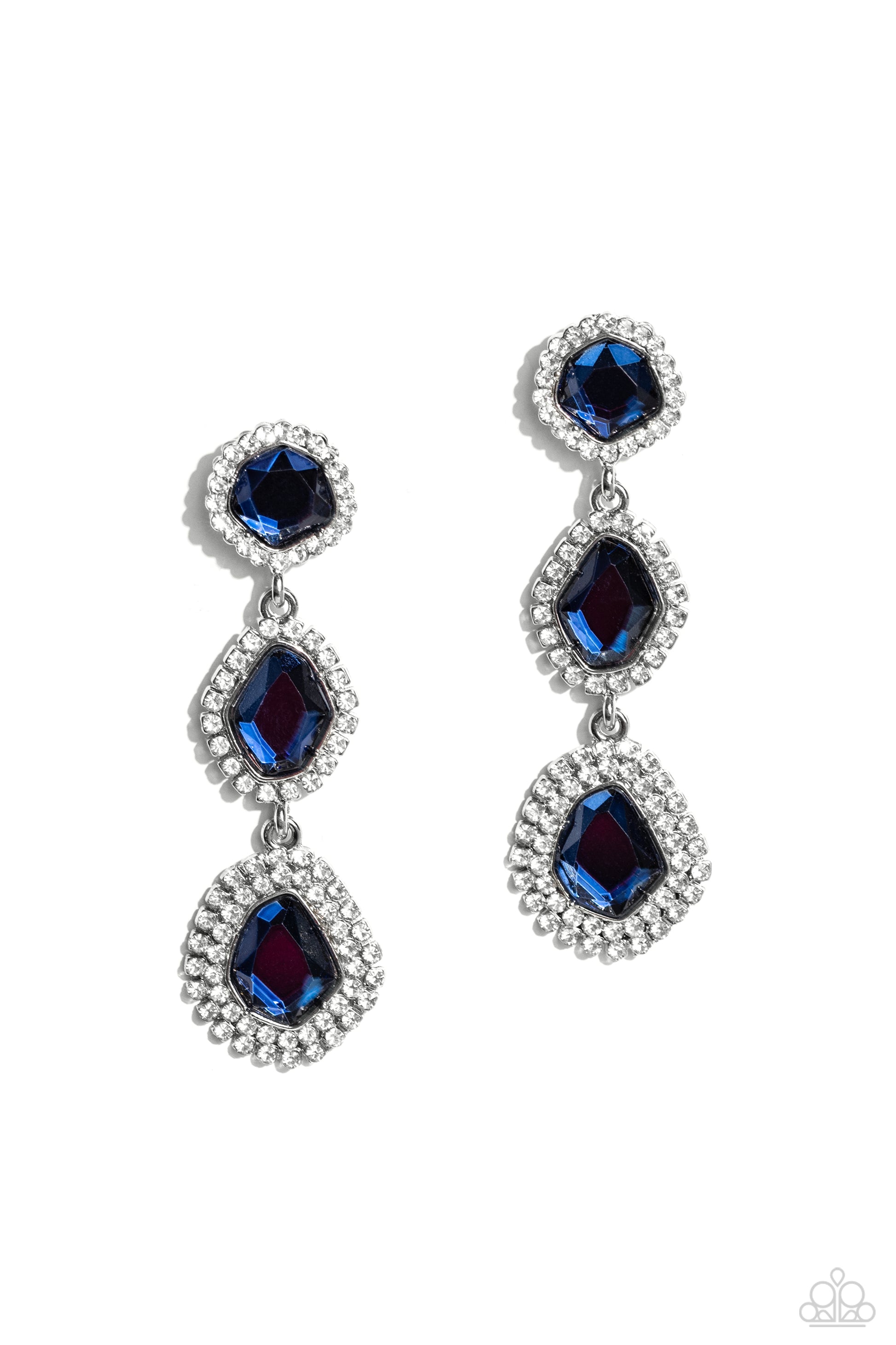 Prove Your ROYALTY - blue - Paparazzi earrings