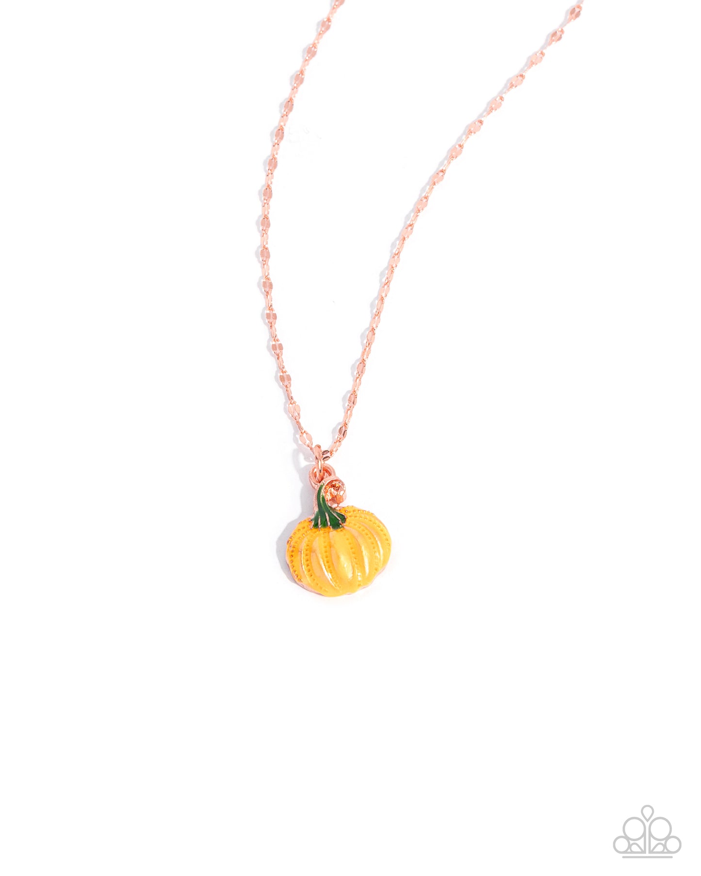 Pumpkin Patch - copper - Paparazzi necklace