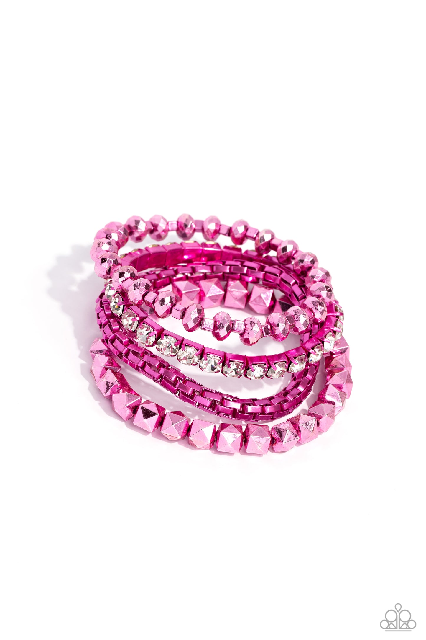 Punk Pattern - pink - Paparazzi bracelet