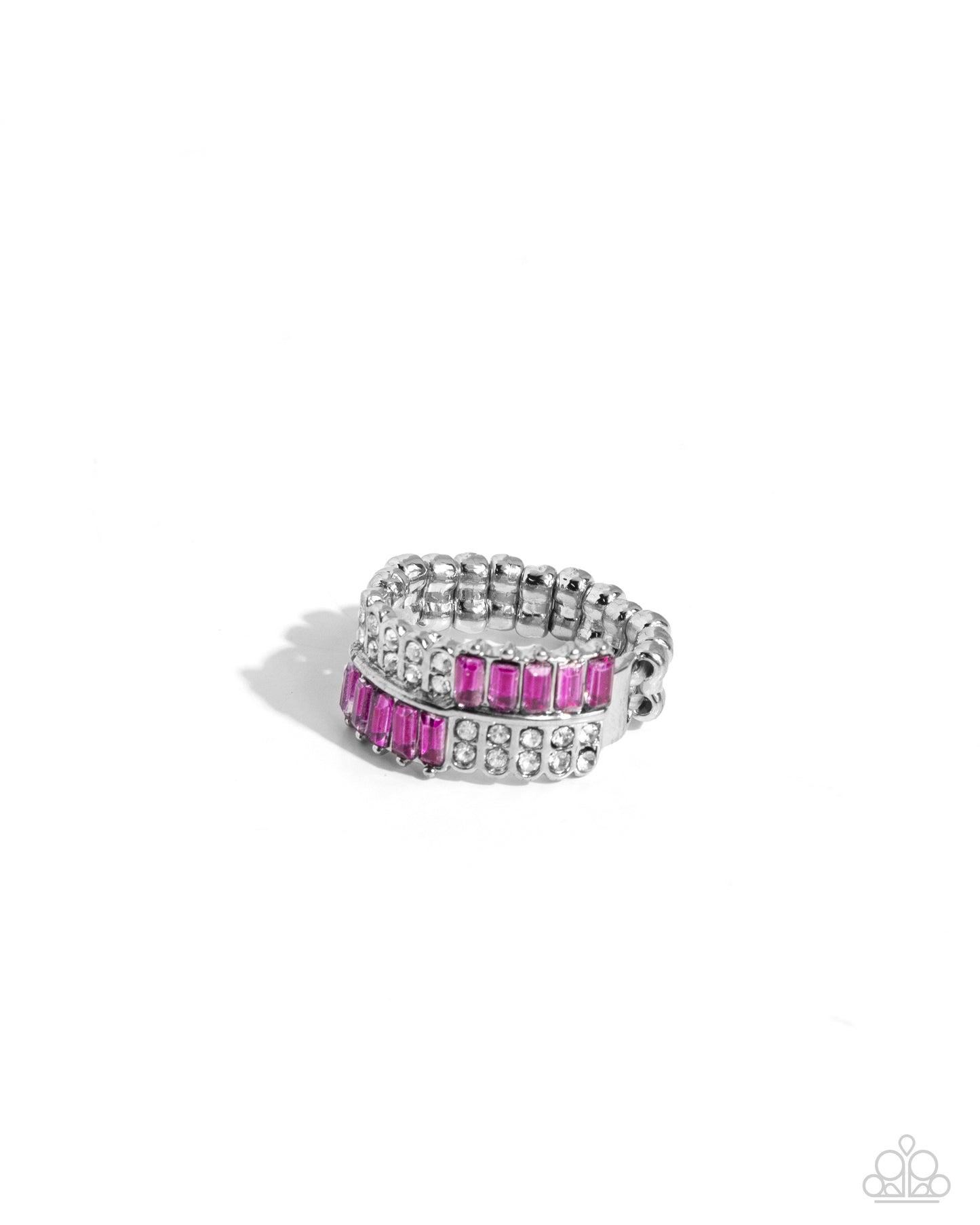 Put Them in Check - pink - Paparazzi ring