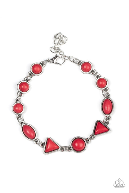 Quarry Quarrel - red - Paparazzi bracelet