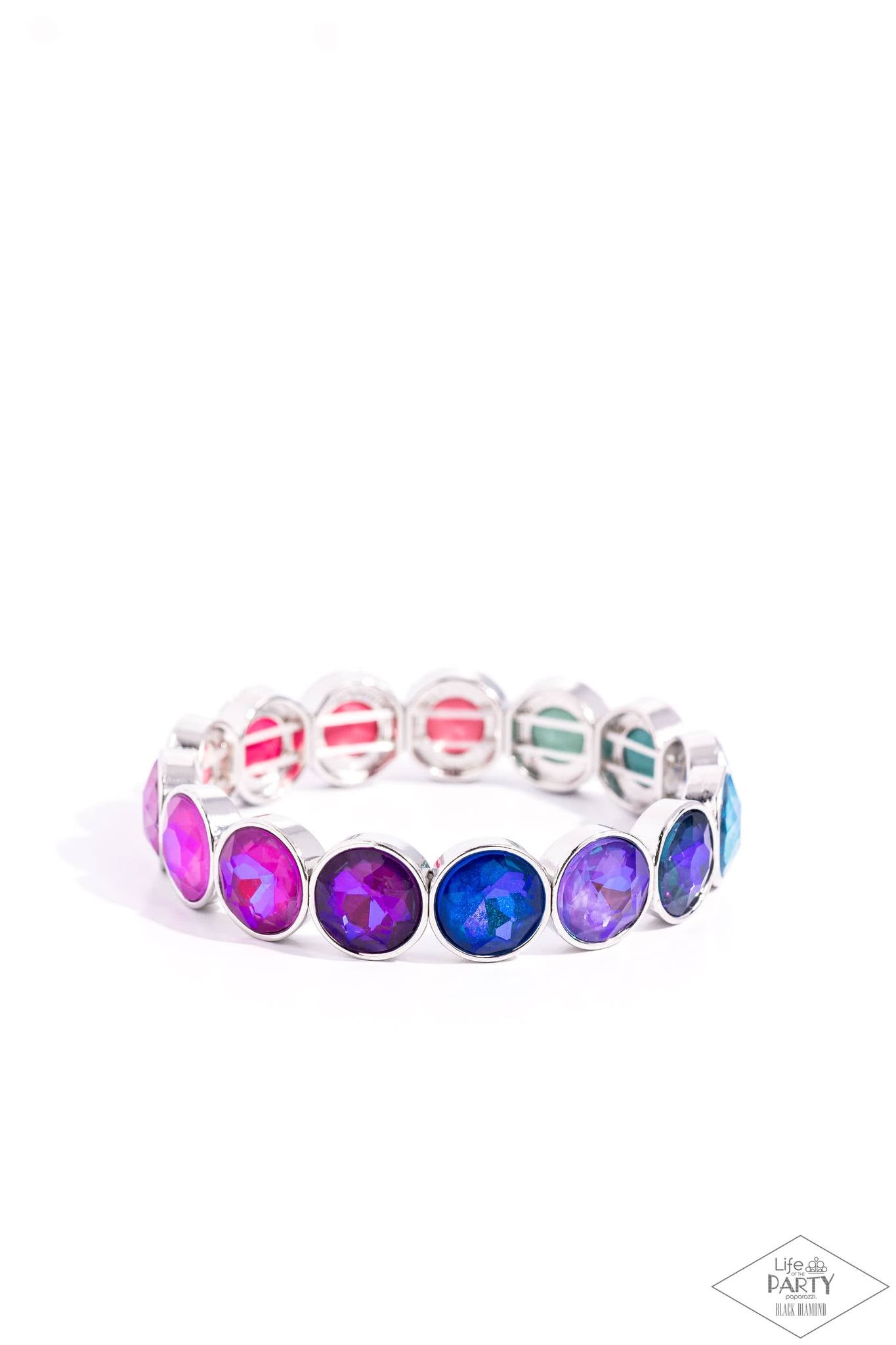 Radiant on Repeat - multi - Paparazzi bracelet