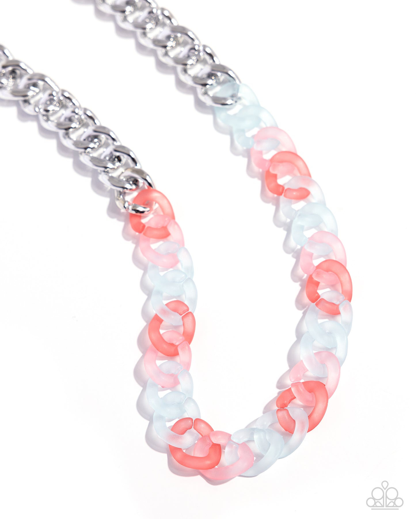 Rainbow Ragtime -blue - Paparazzi necklace