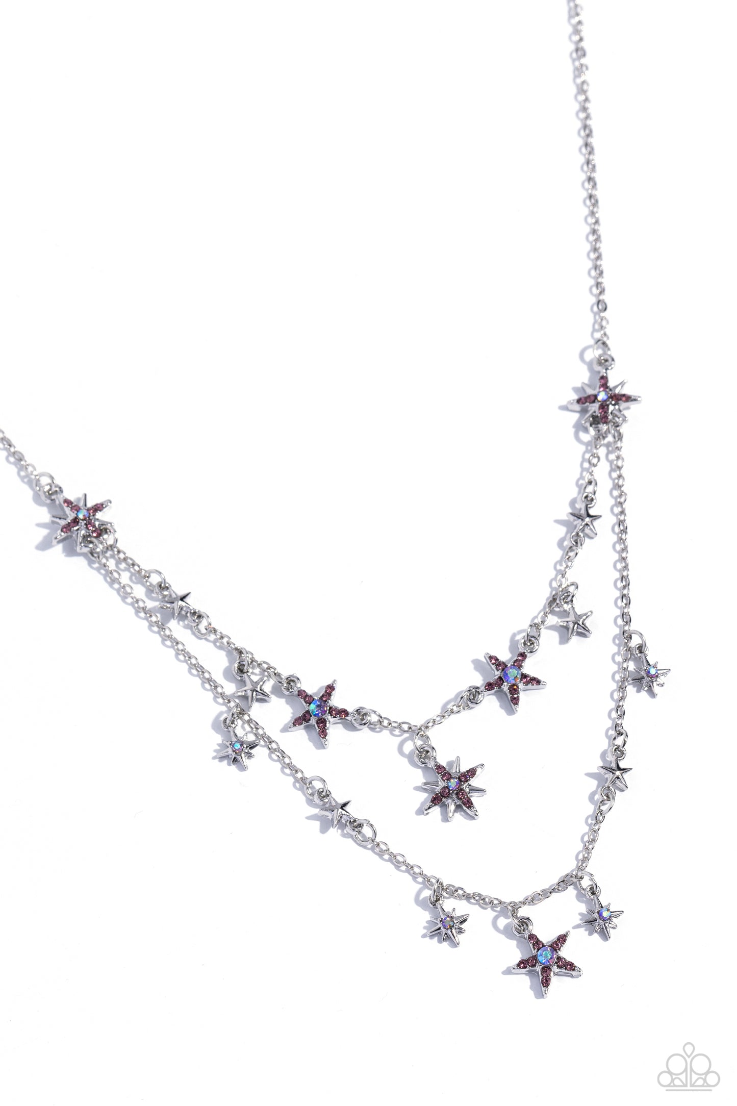 Raising the STAR - purple - Paparazzi necklace