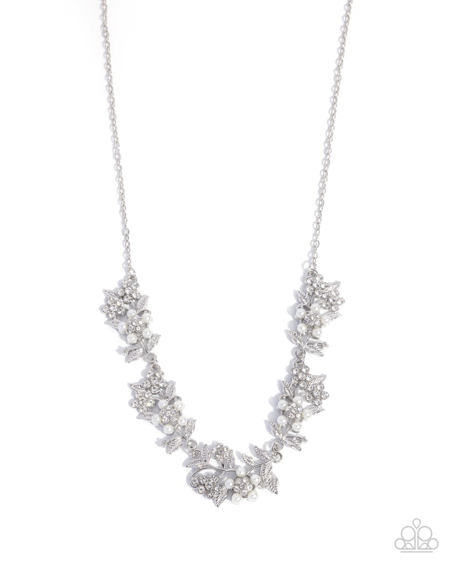 Refined Rule - white - Paparazzi necklace