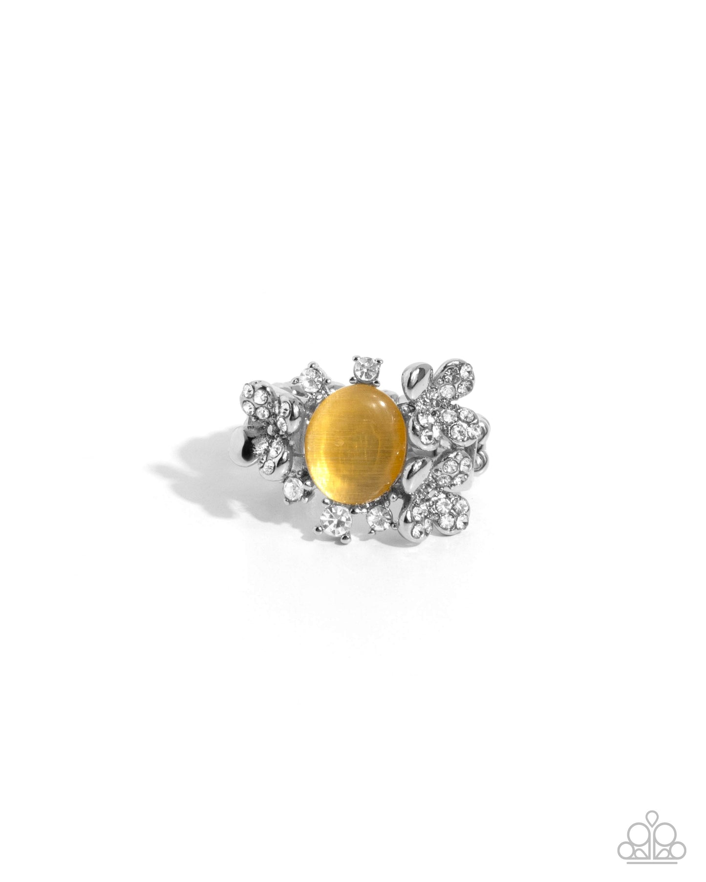 Reflective Rarity - yellow - Paparazzi ring