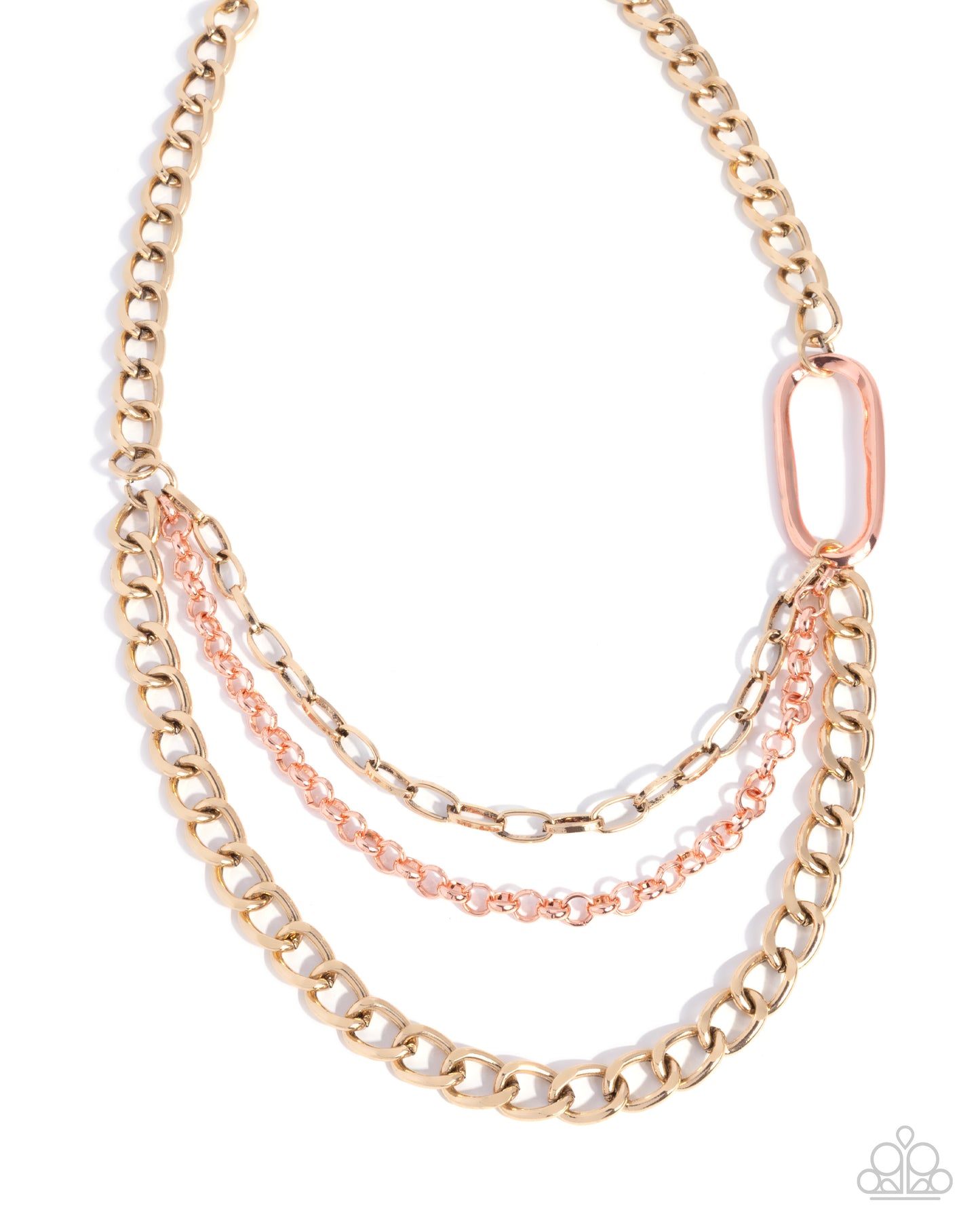 Reflective Renegade - multi - Paparazzi necklace