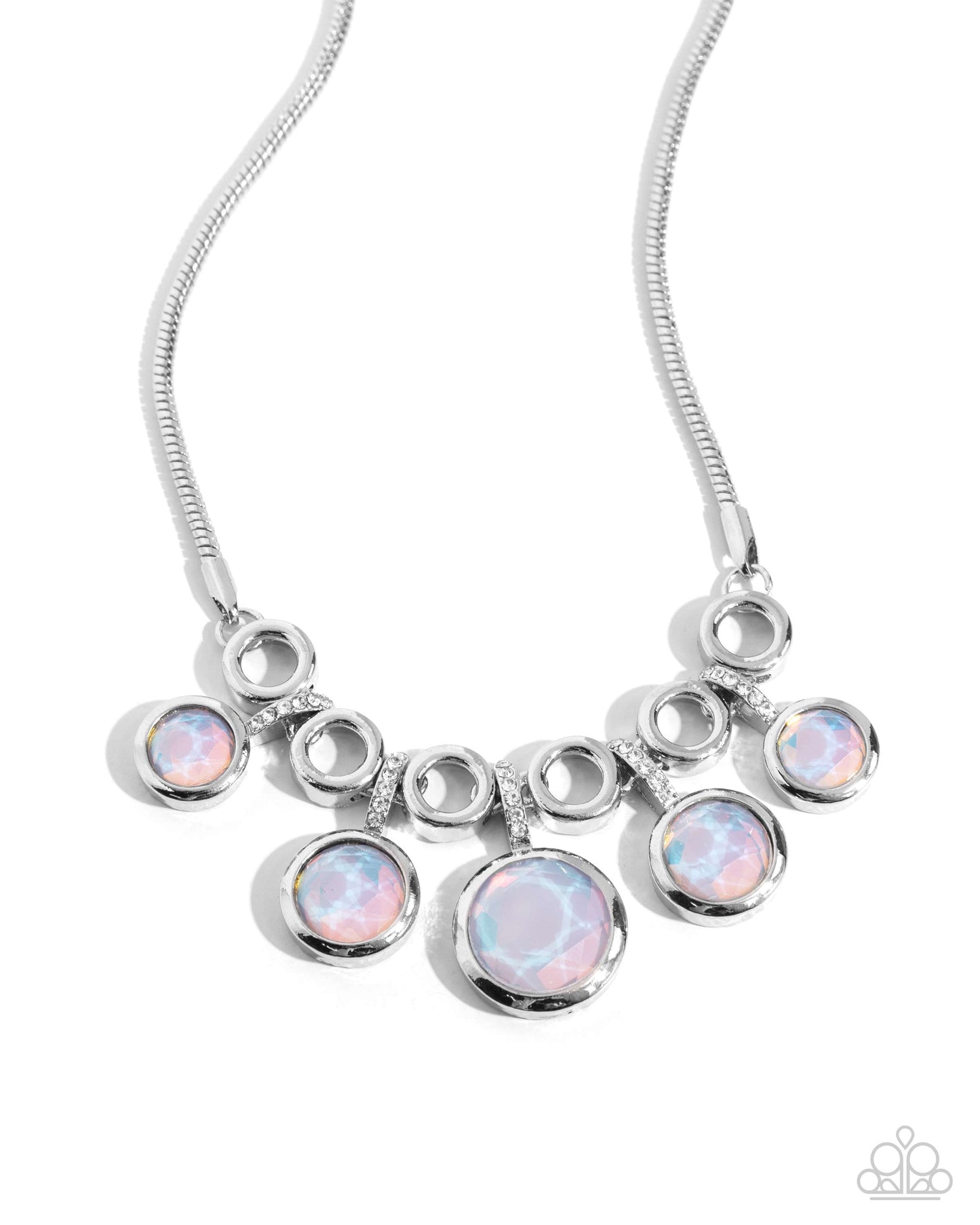 Reflective Rhapsody - silver - Paparazzi necklace