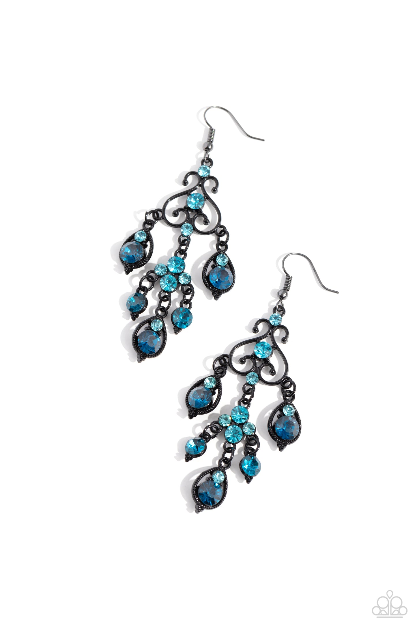 Regal Renovation - blue - Paparazzi earrings