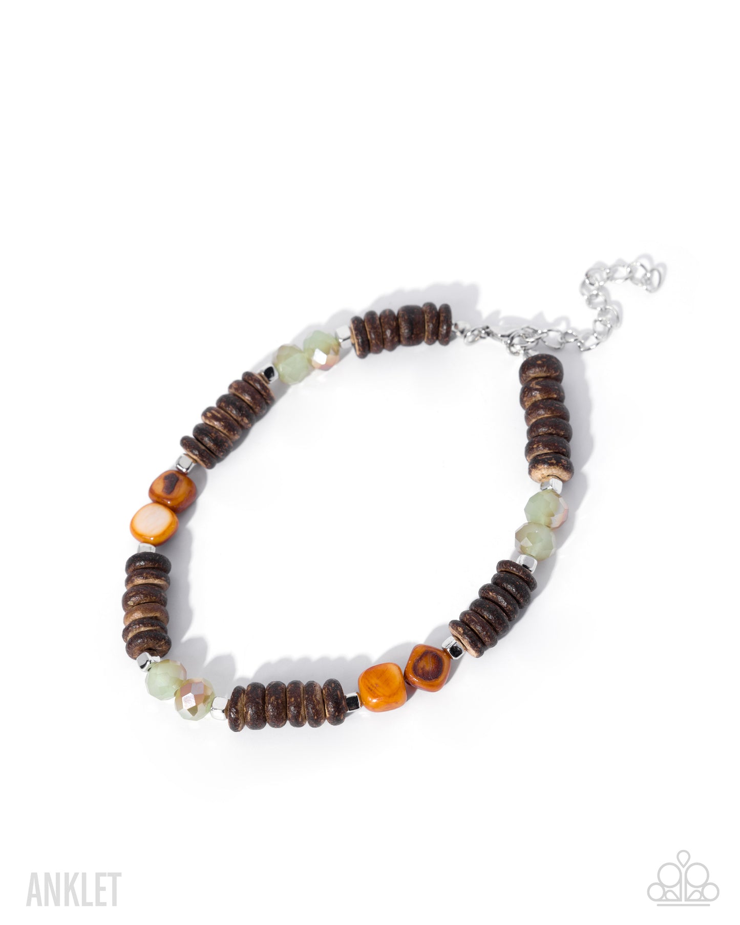 Reserved Rusticity - brown - Paparazzi anklet