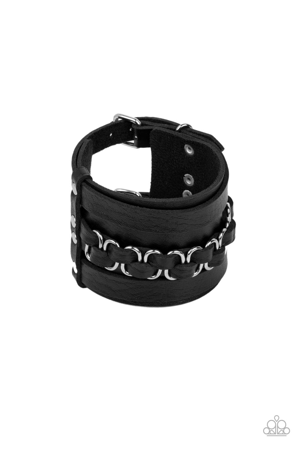 Rocker Attitude - black - Paparazzi MENS bracelet