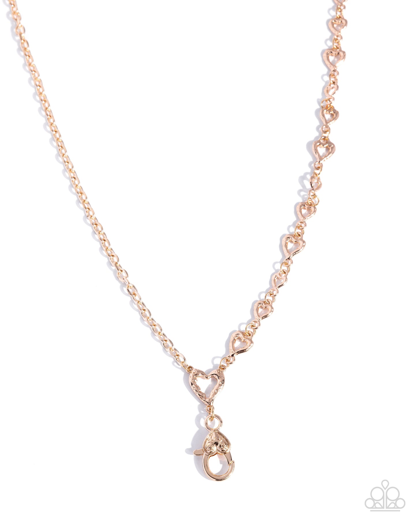 Romantic Horoscope - gold - Paparazzi LANYARD necklace