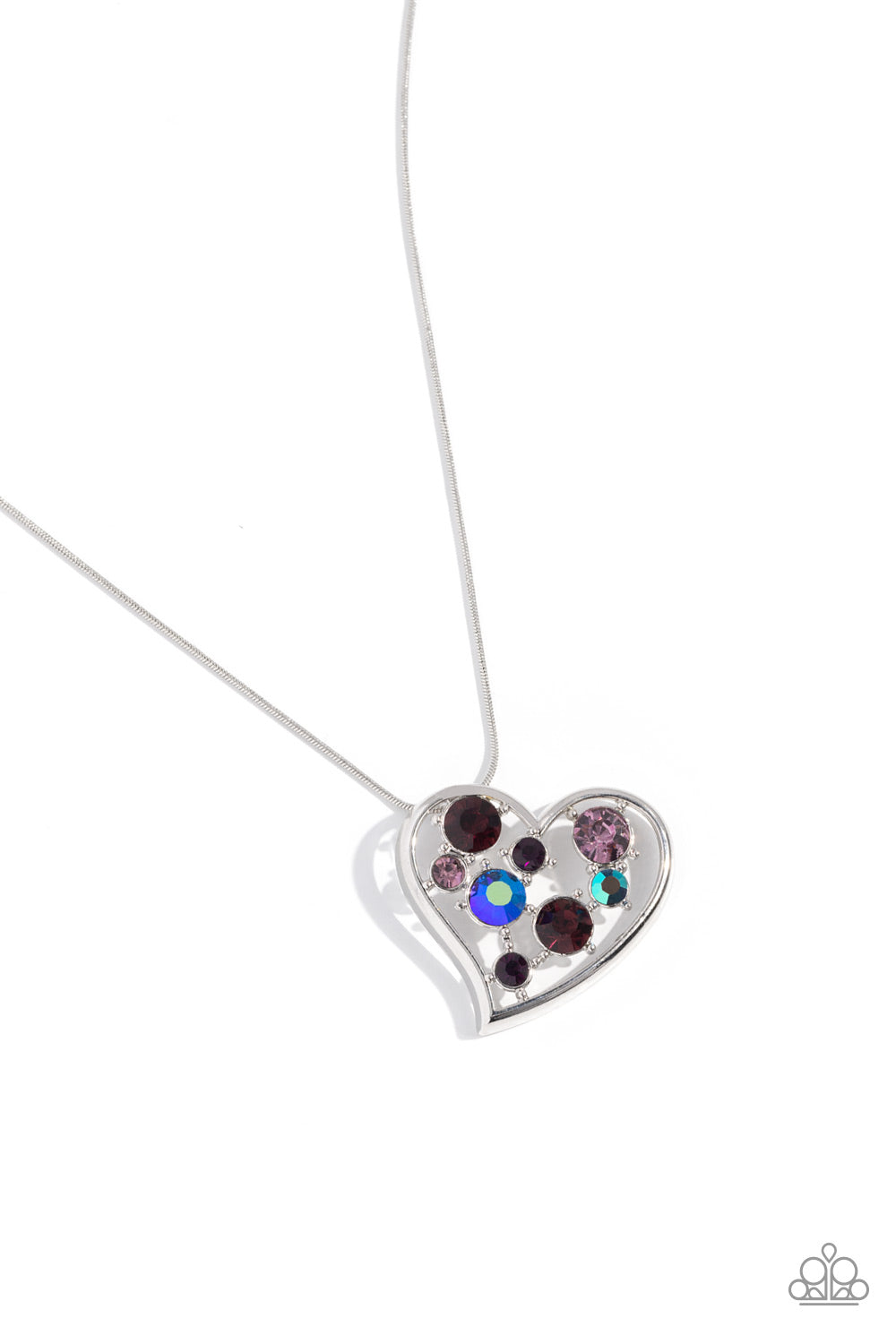 Romantic Recognition - purple - Paparazzi necklace