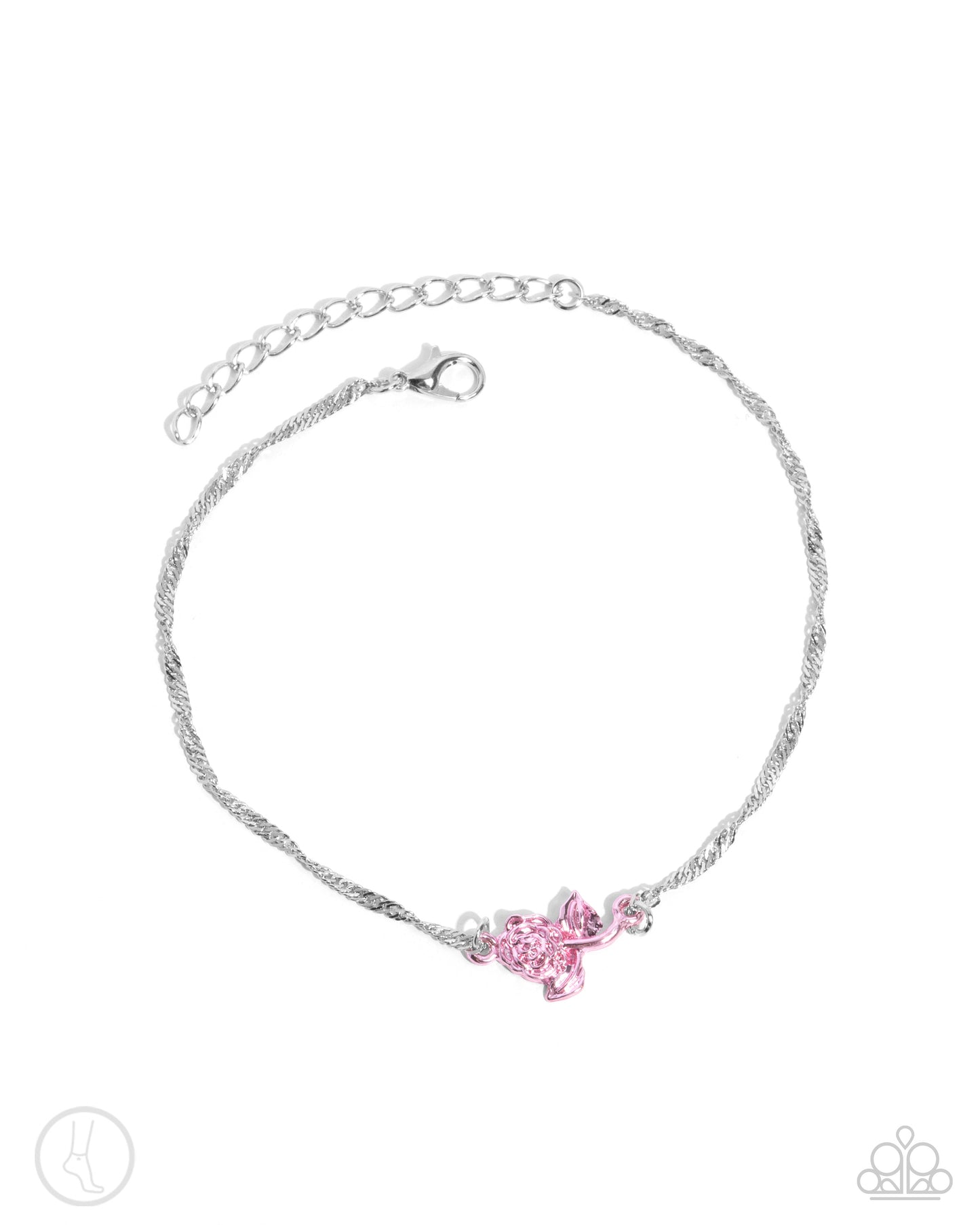 Rose Review - pink - Paparazzi anklet