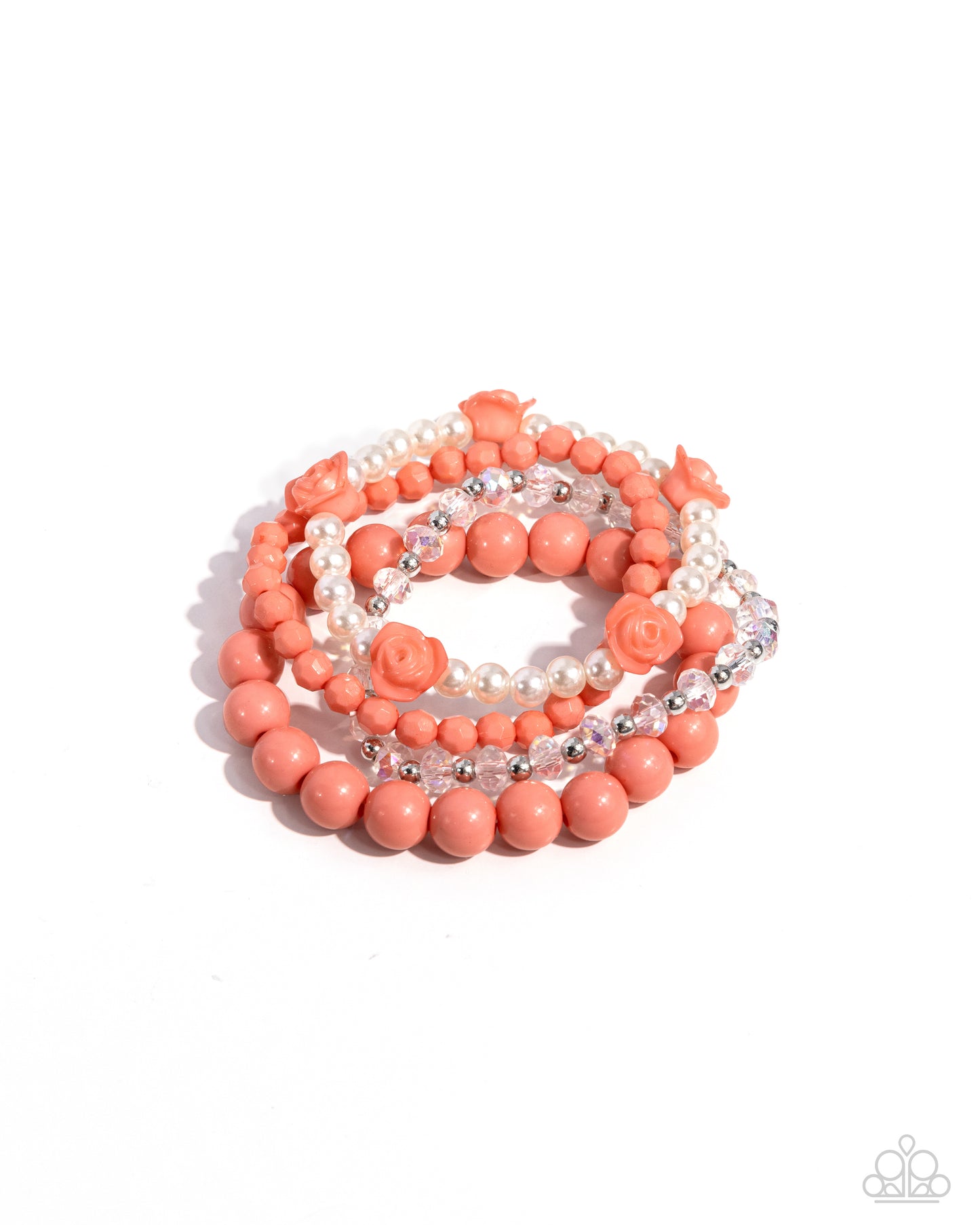 Rosy Retrospection - orange - Paparazzi bracelet