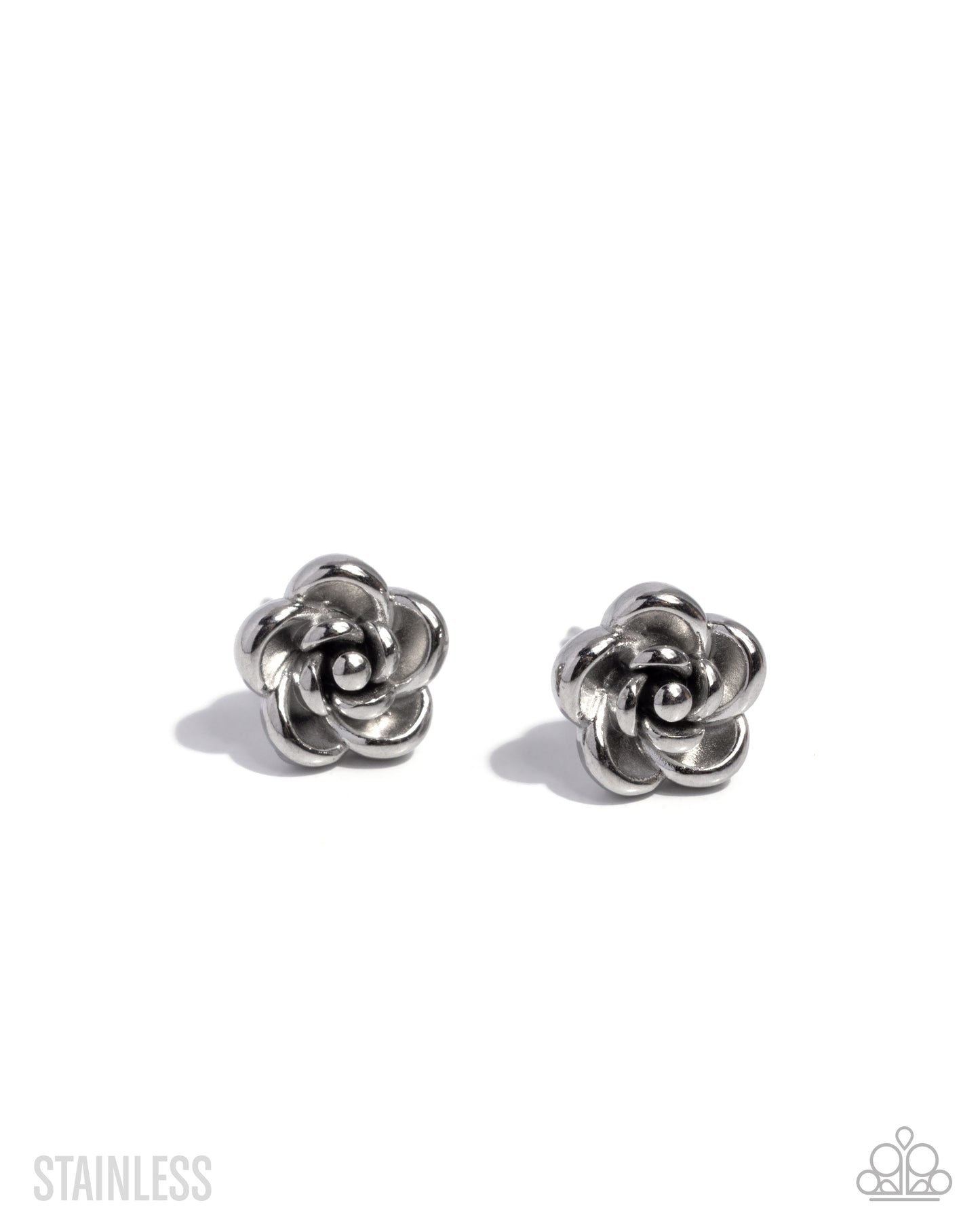 Royal Grounds - silver - Paparazzi earrings