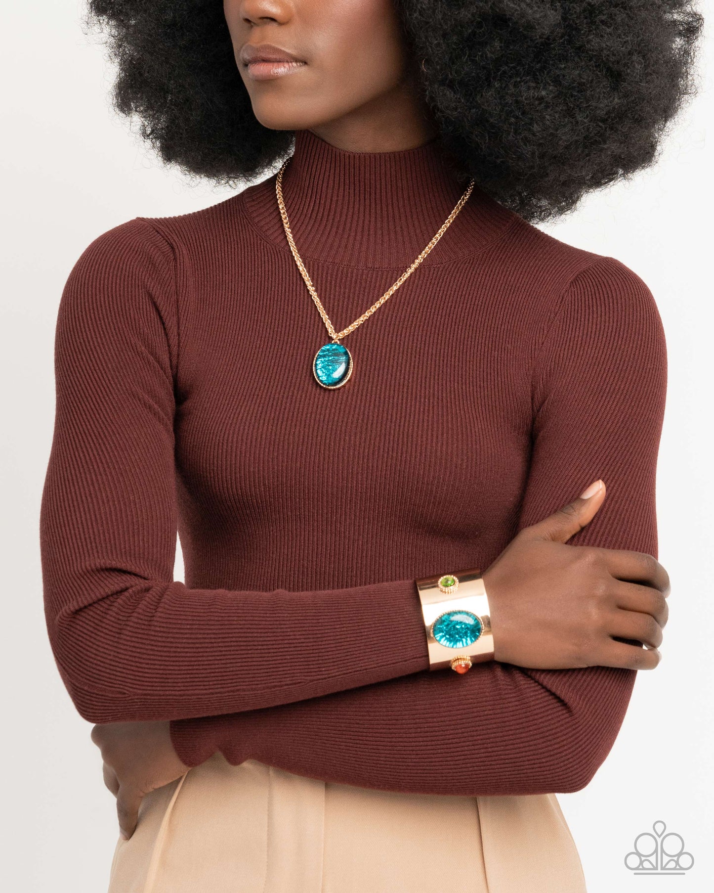 Rule the Night - blue - Paparazzi necklace