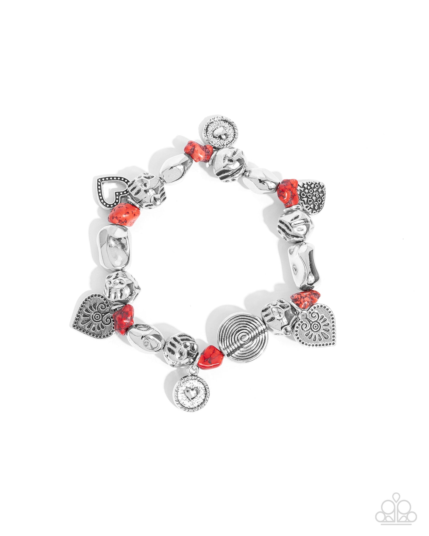 Rustic Rampage - red - Paparazzi bracelet