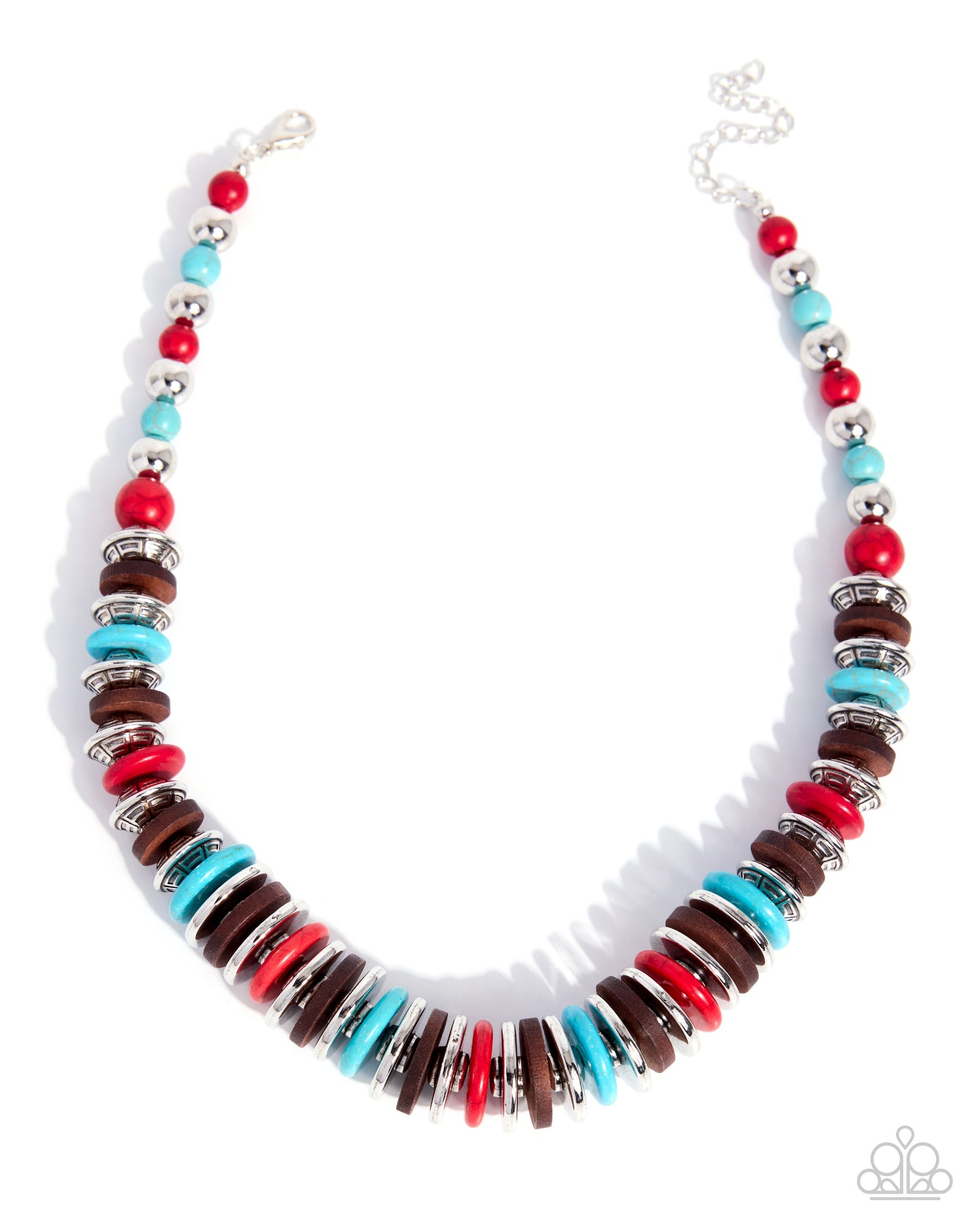 Rustic Release - red - Paparazzi necklace