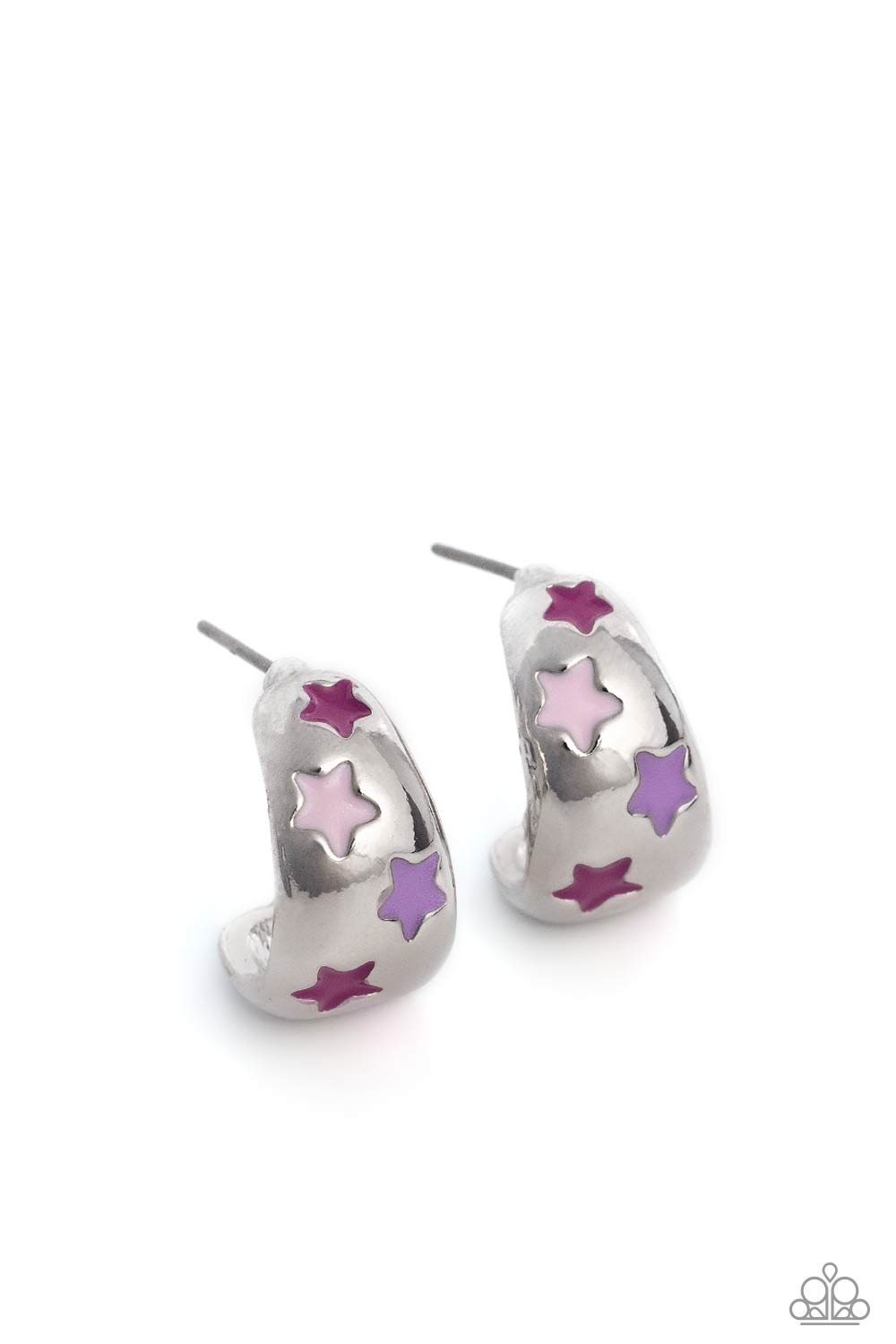 SCOUTING Stars - pink - Paparazzi earrings