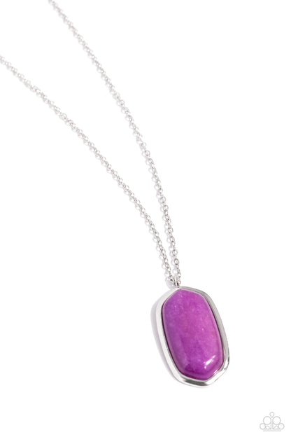 STYLE in the Stone - purple - Paparazzi necklace