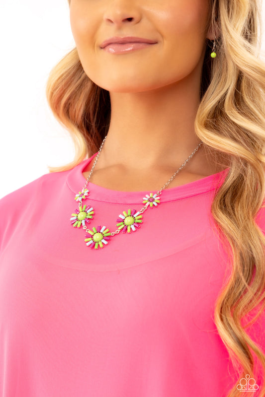 SUN and Fancy Free - multi - Paparazzi necklace