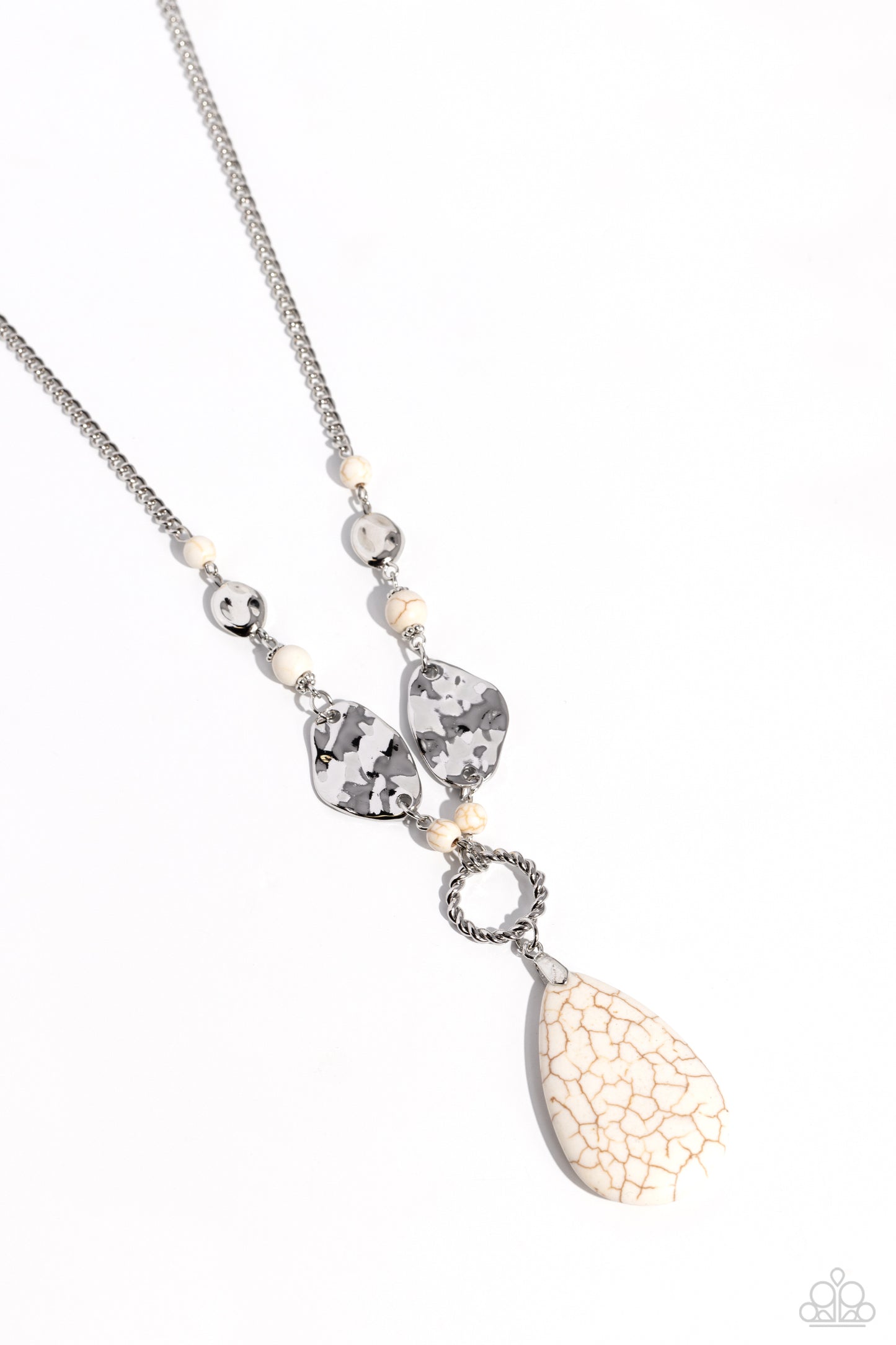 Sagebrush Sanctuary - white - Paparazzi necklace