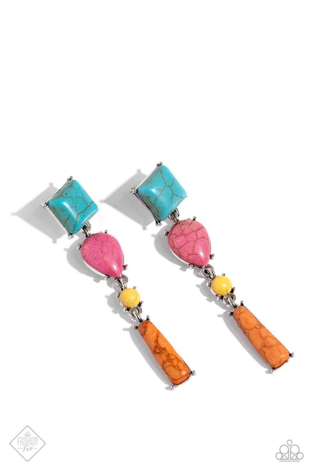 Saharan Sabbatical - blue - Paparazzi earrings
